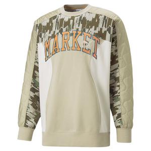 Puma Men's Market Relax Crew Tee-Tan