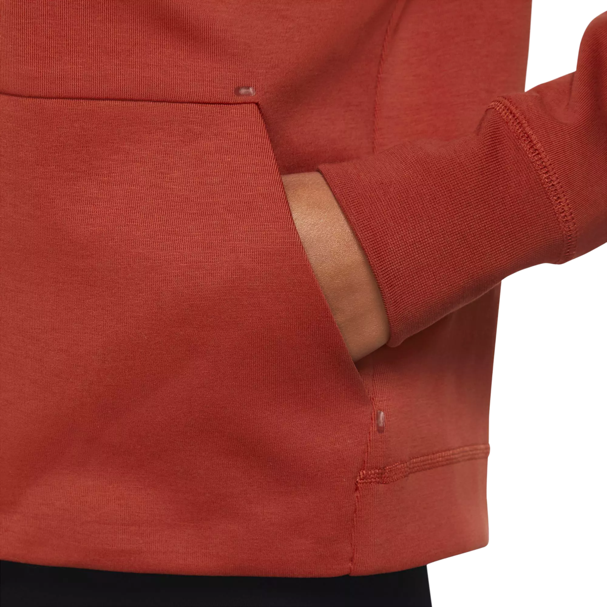 Nike Women's Sportswear Tech Fleece Windrunner Full-Zip Hoodie-Burgundy - BURGUNDY