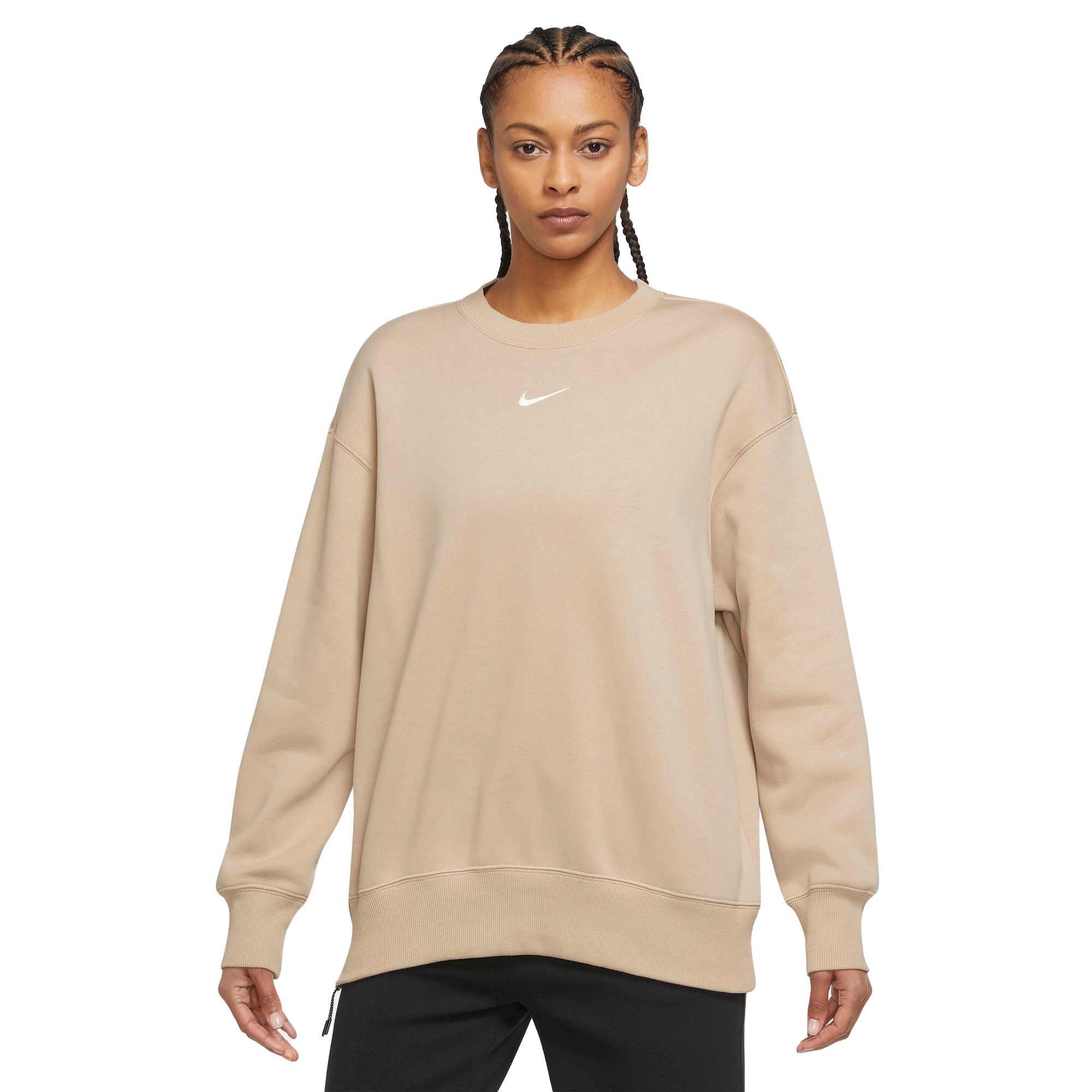 Nike Sportswear Phoenix Fleece Women's Oversized V-Neck Sweatshirt. Nike ID