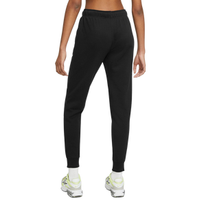 Nike Women's Sportswear Club Fleece Mid-Rise Pants-Black/White