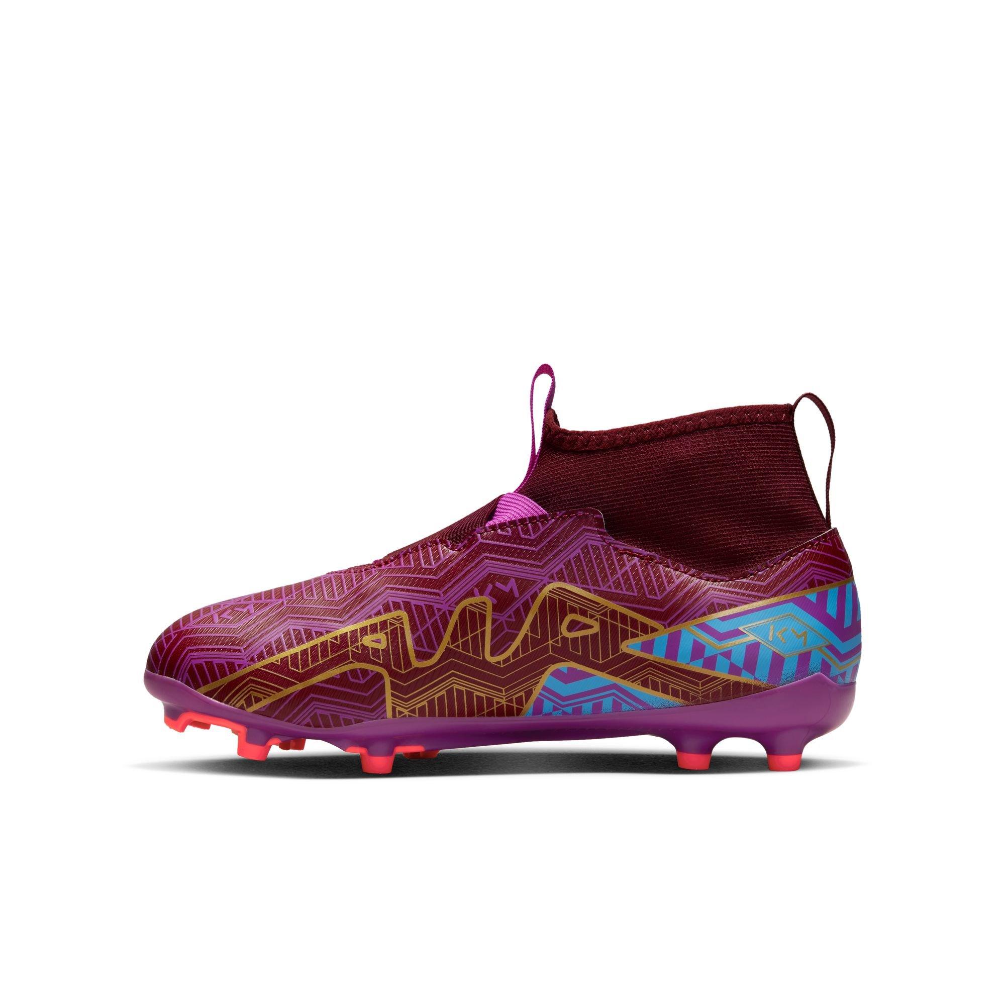 Nike Junior Zoom Mercurial Superfly 9 KM Academy FG/MG Soccer Cleats - Dark  Beetroot/Vivid Gold DV0735-694 – Soccer Zone USA