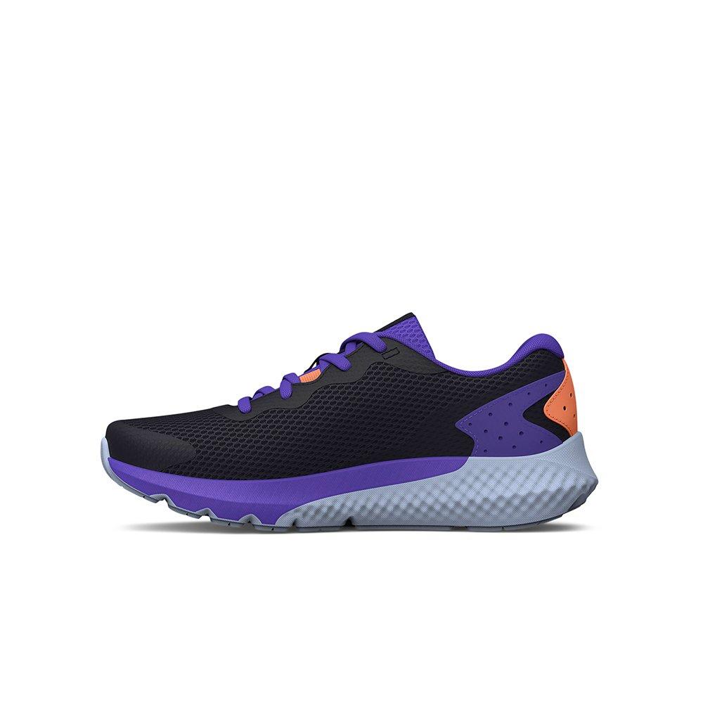 Under Armour Charged Rogue 3 IWD Purple/Grey Youth Size 4.5 Medium