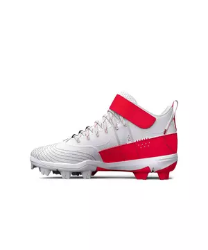 Under Armour Harper 6 MID RM Baseball Cleats RED