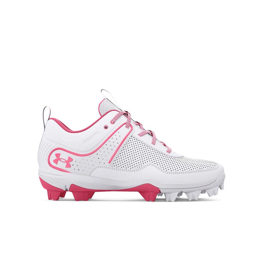 Girls pink baseball on sale cleats