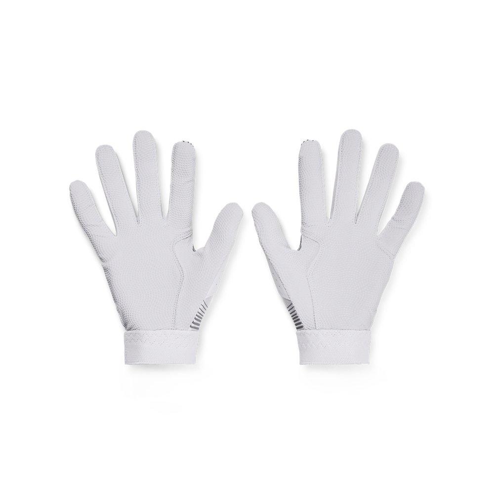 Under Armour Clean Up Youth White/Gold Batting Glove