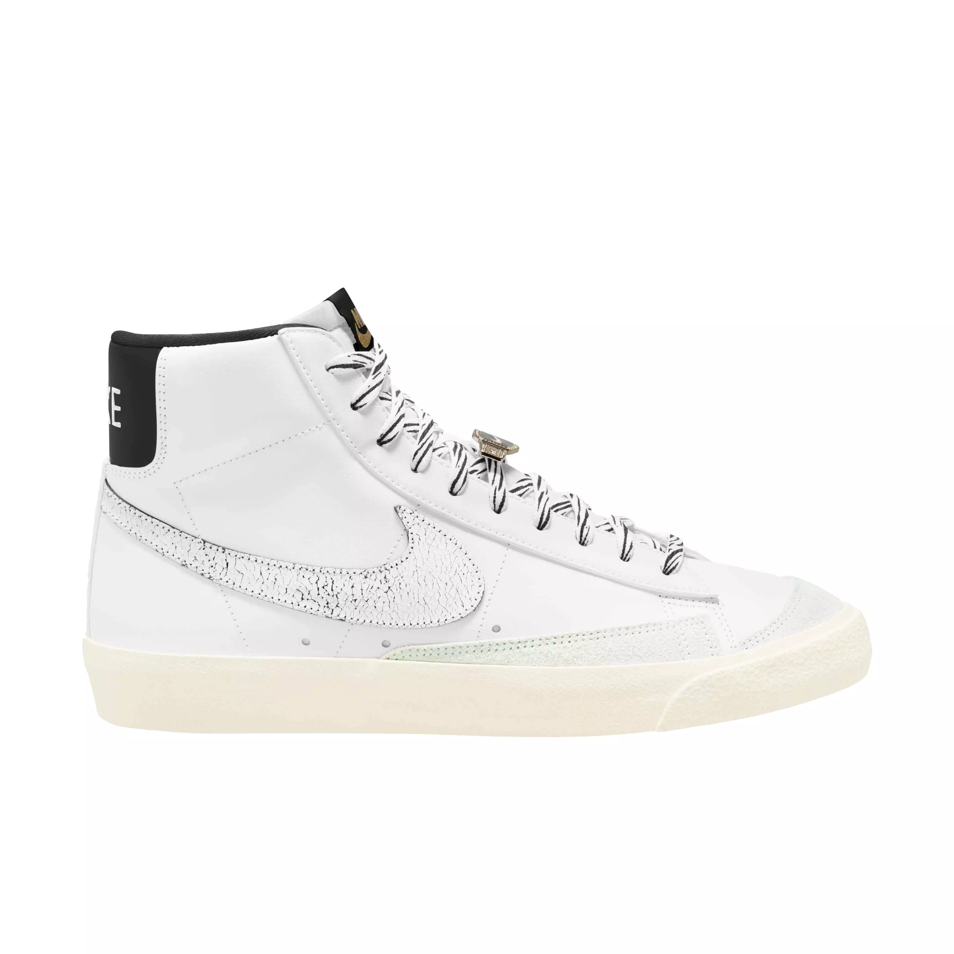 Nike Blazer Mid '77 EMB "White/University Gold/Summit White/Sail" Men's Shoe - WHITE/GOLD