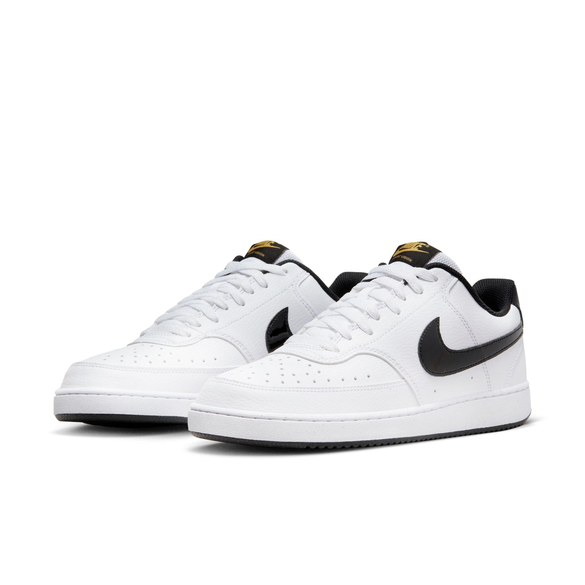 Court Vision "White/Black/Metallic Gold" Men's Shoe