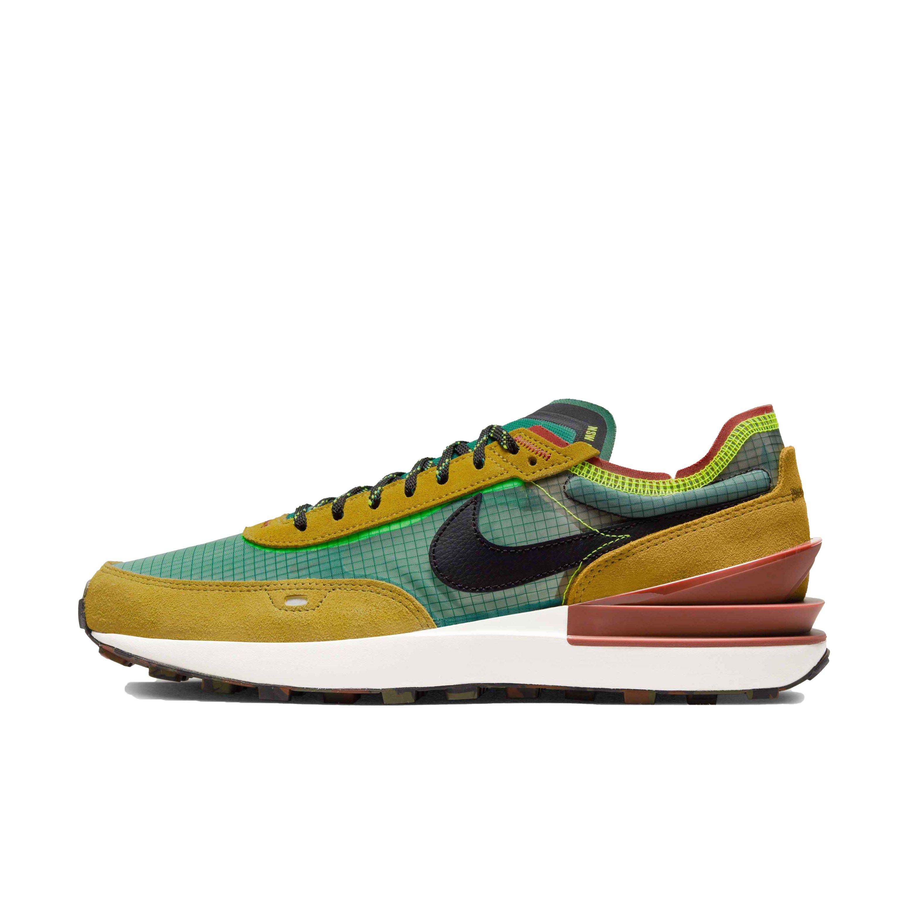 Nike Waffle One SE "Golden Moss/Black/Bicoastal/Canyon Rust" Men's Shoe - TAN/BLACK Thumbnail View 2