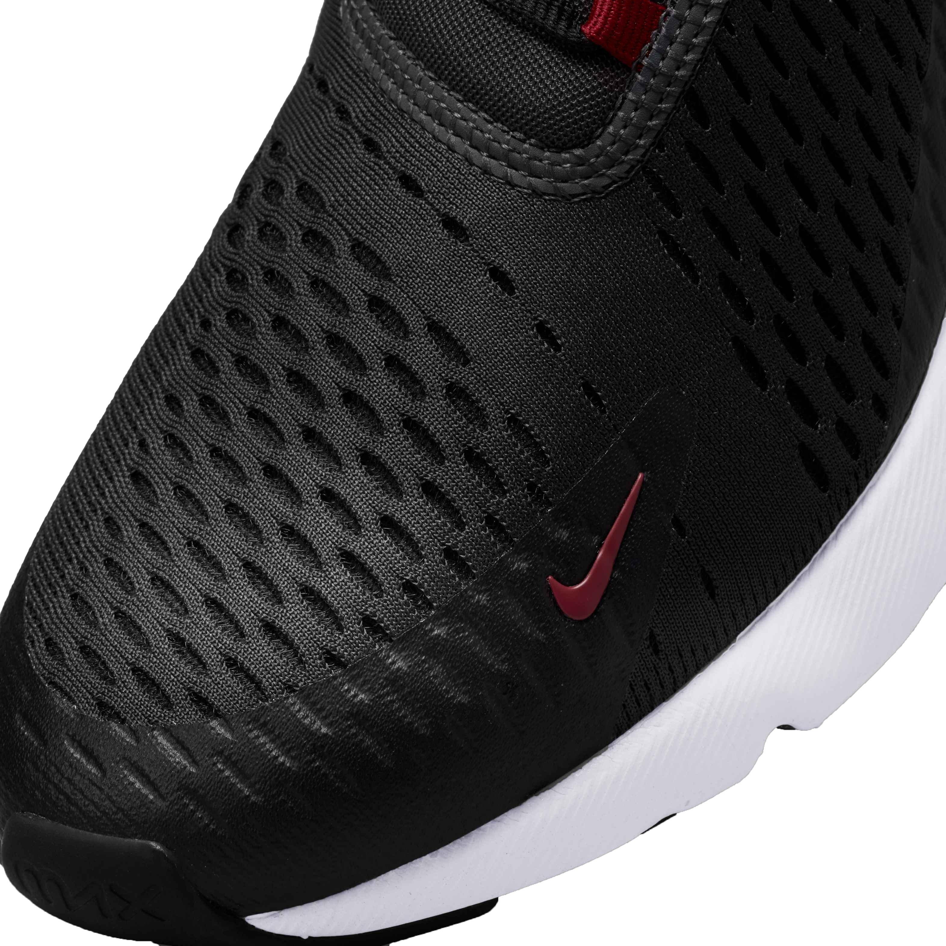 Nike Air Max 270 React Black/University Red-White/Iron Grey Men's Shoe -  Hibbett