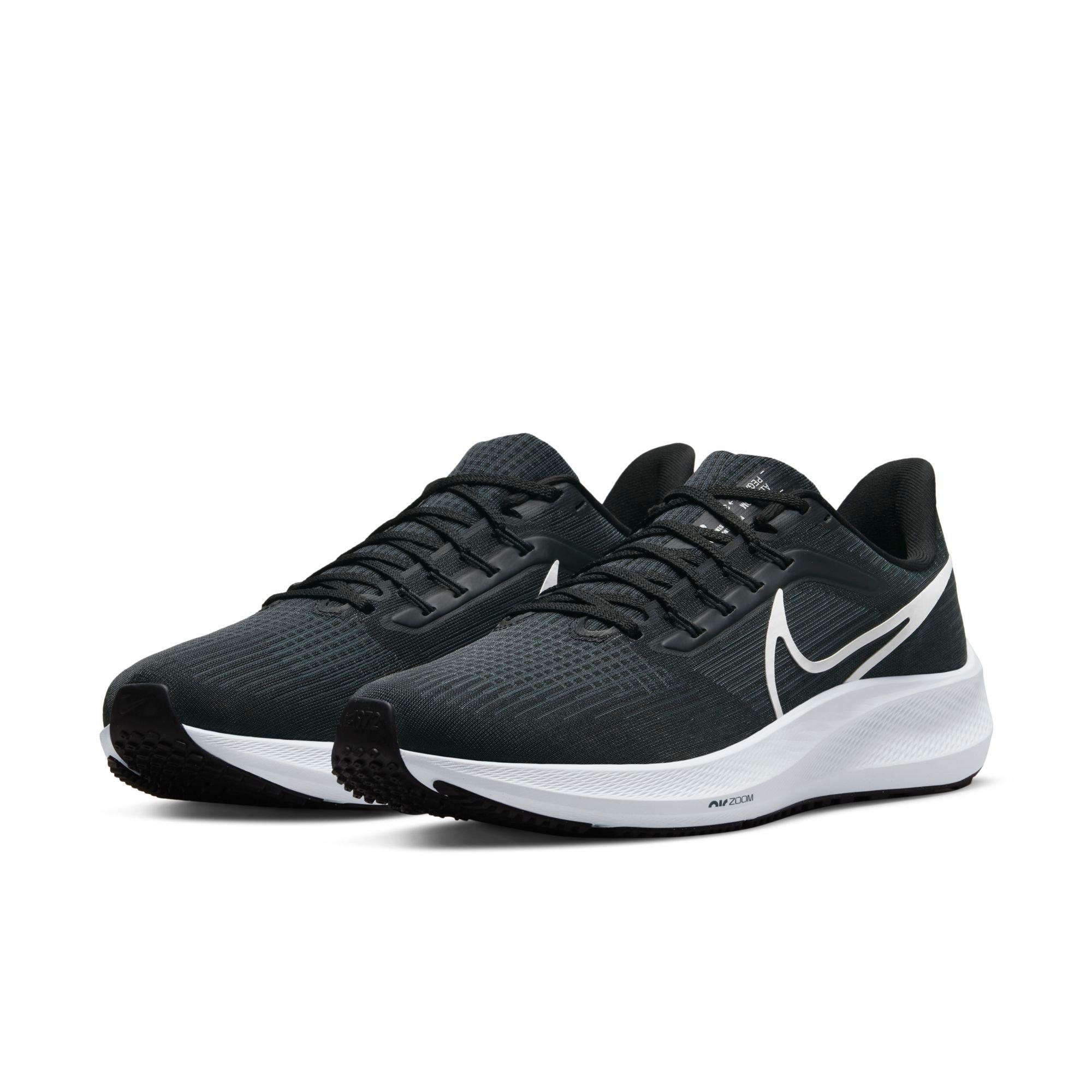 Nike Men's Pegasus 39 (NFL Las Vegas Raiders) Road Running Shoes in Black, Size: 12 | DR2049-001