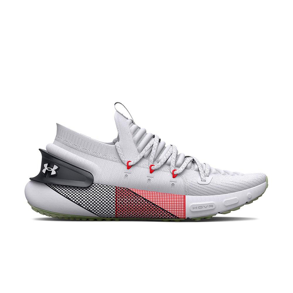 Under Armour HOVR Phantom 3 White/Bolt Red Men's Running Shoe - Hibbett