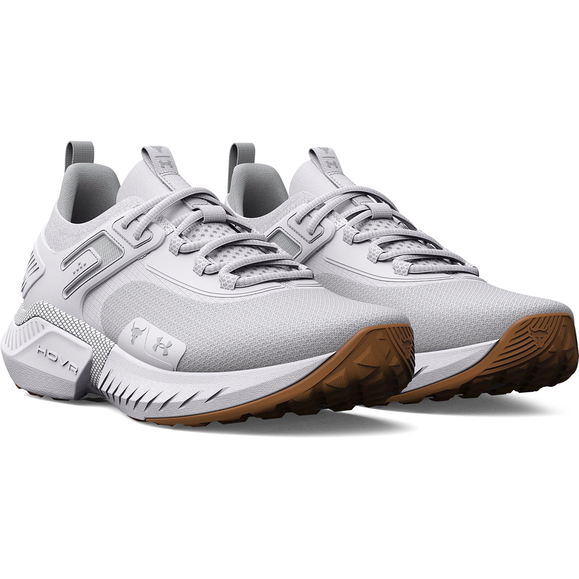 Under Armour Project Rock 5 White/Gum Men's Training Shoe - Hibbett