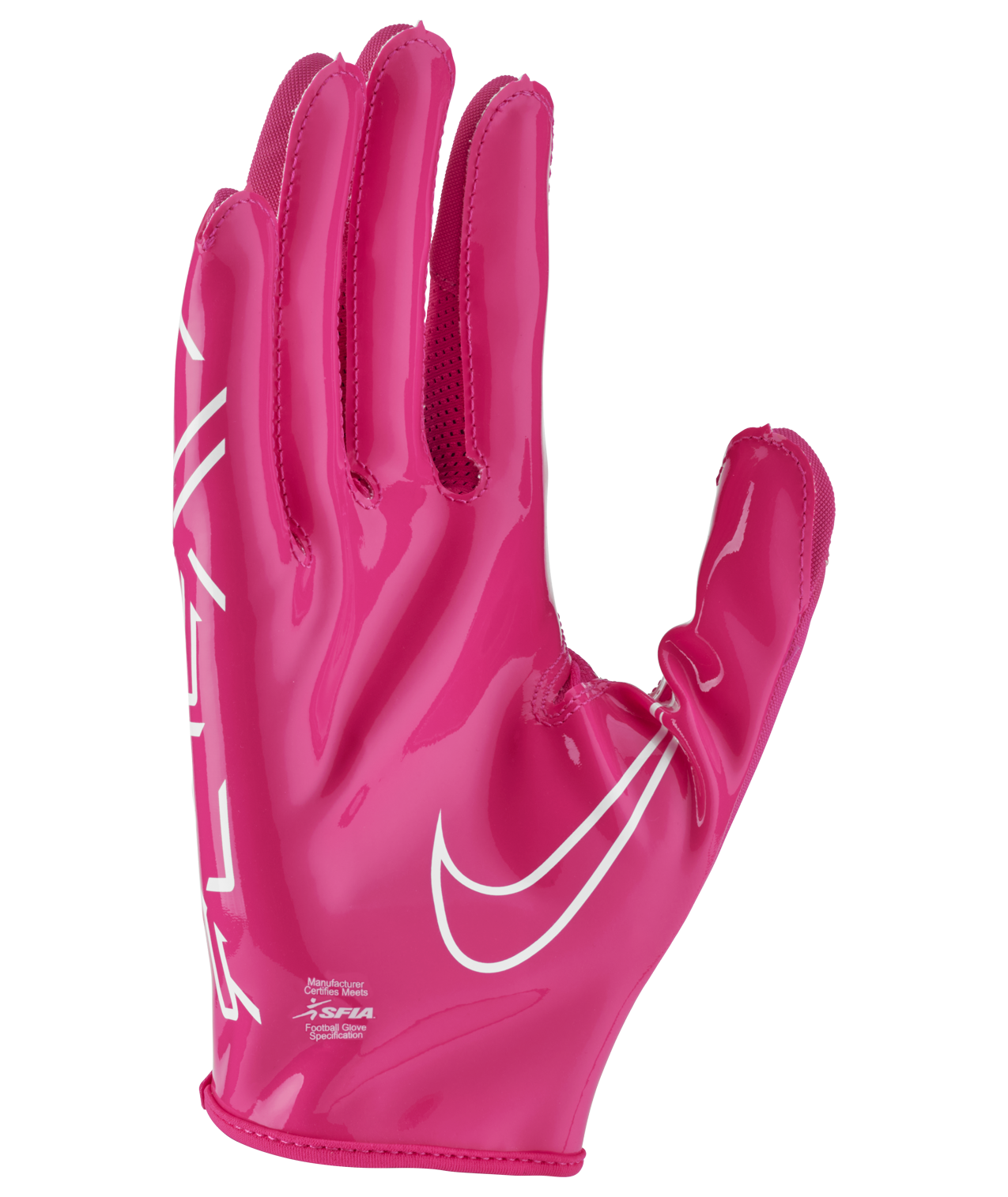 Nike pink youth football on sale gloves