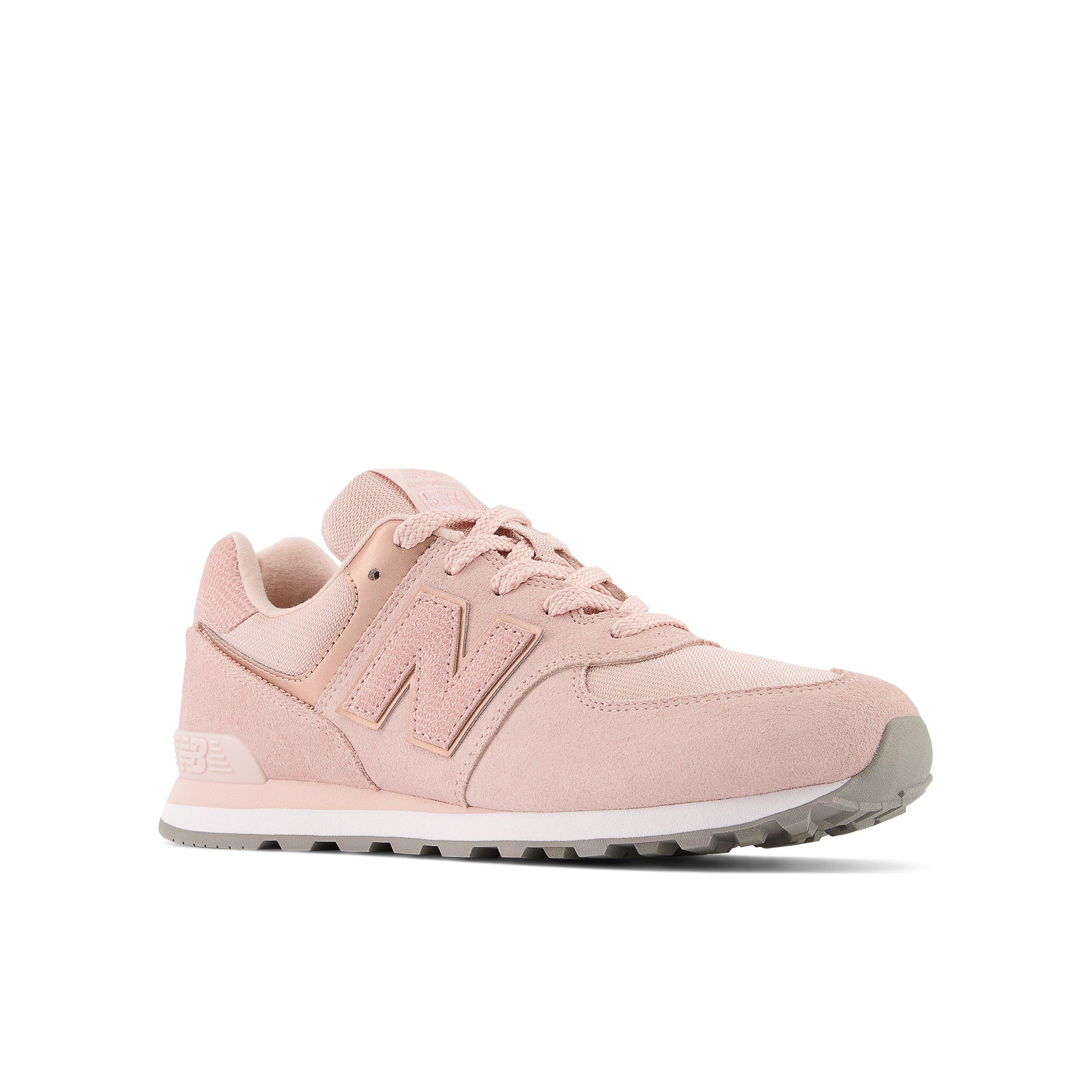 New Balance 574 Haze/Rose Gold" Grade School Girls' Shoe