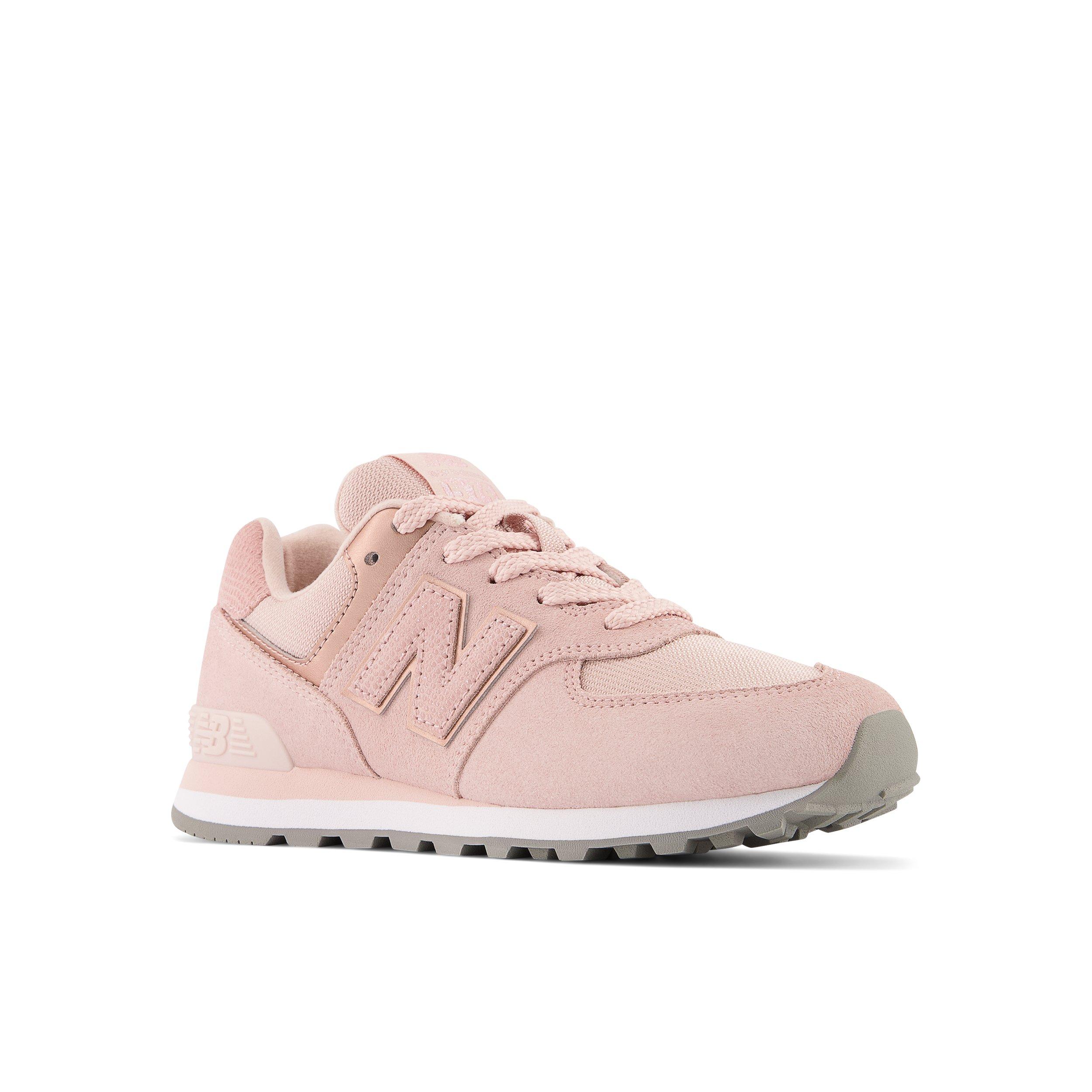 Women's new balance 574 outlet rose gold casual shoes