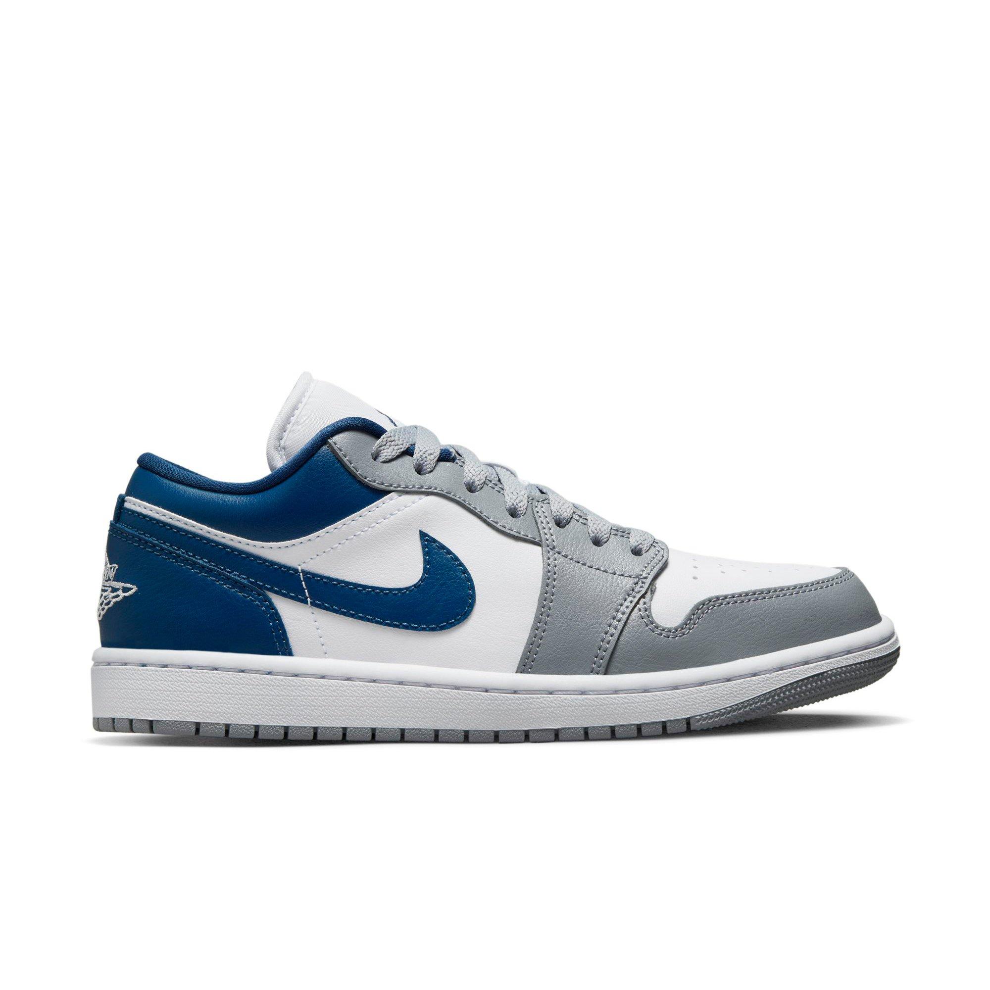 blue white and grey jordan 1