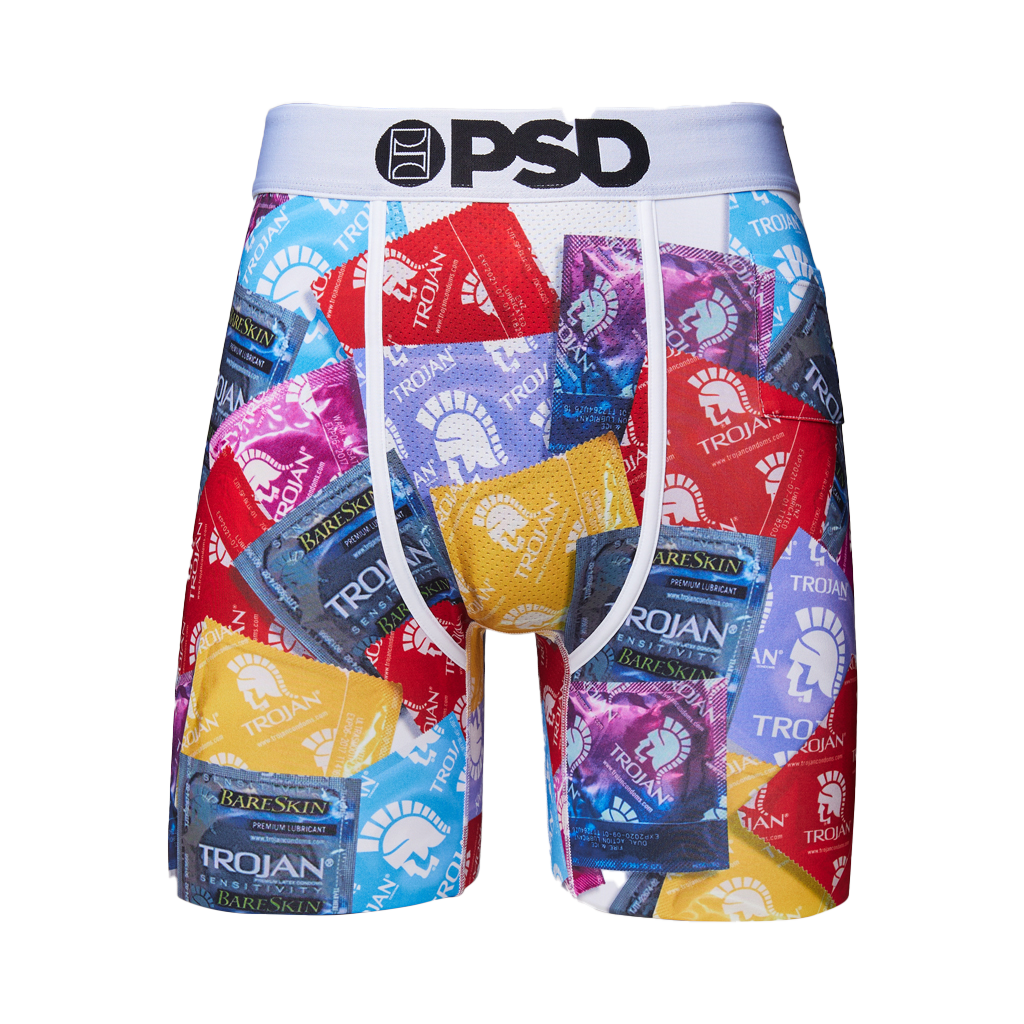 PSD Men's Retro 3-Pack Boxer Briefs, Multi, XL