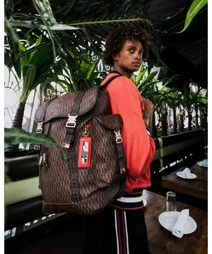 Brown Sprayground Backpacks for Men for sale