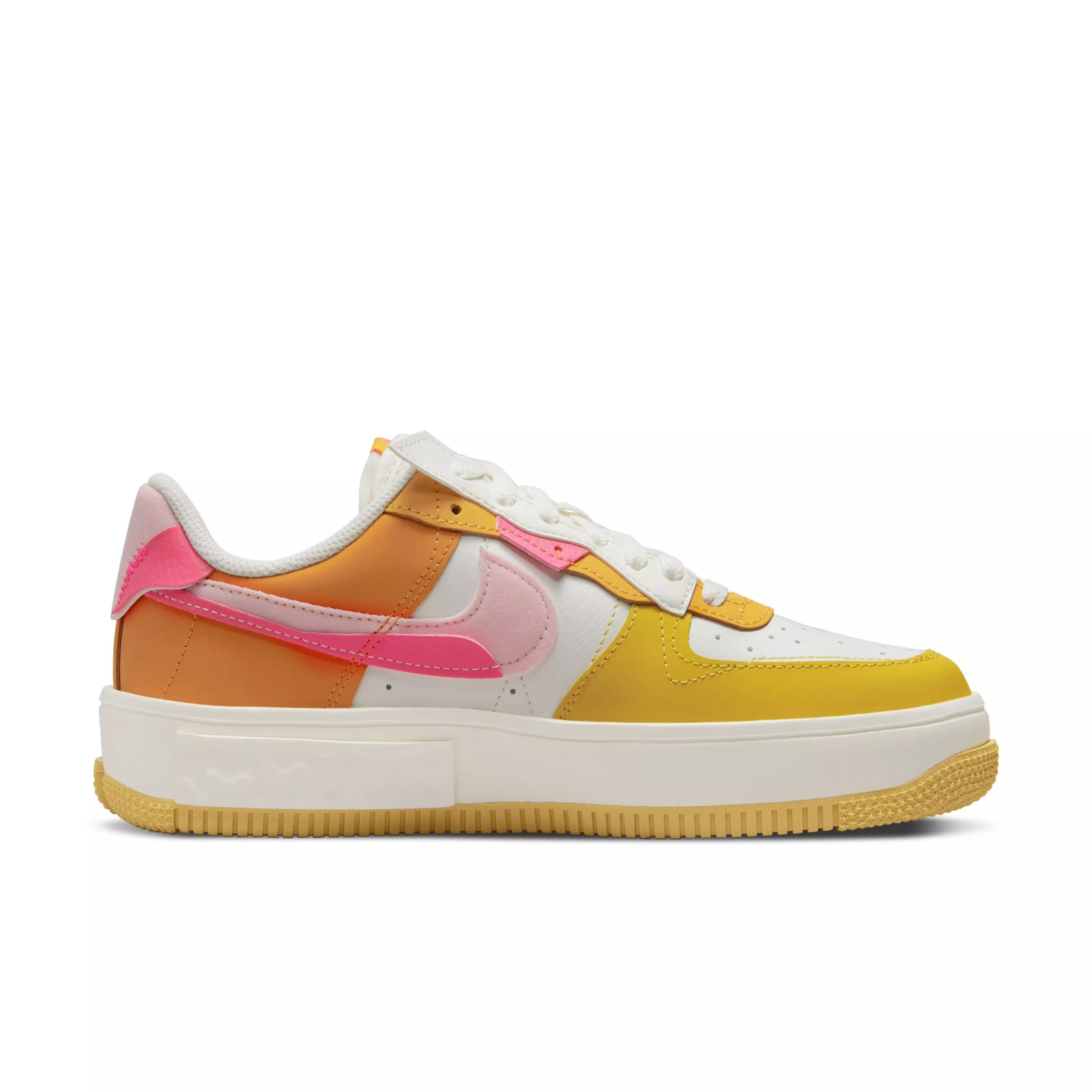 Nike Air Force 1 Fontanka "Summit White/Hyper Pink/Solar Flare" Women's Shoe - WHITE/MULTI