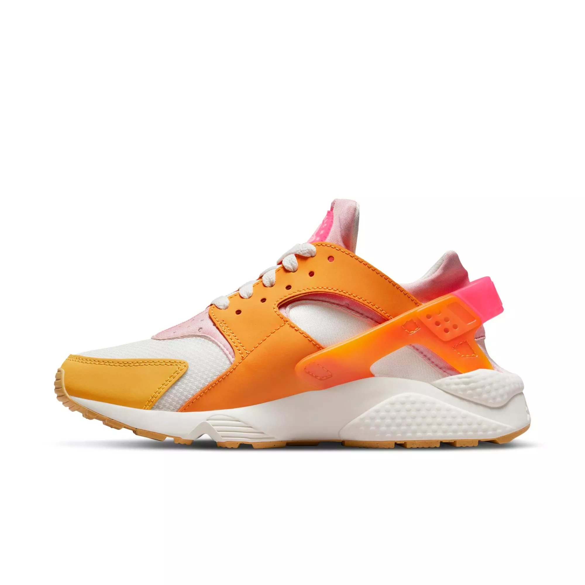 Nike Air Huarache "Summit White/Hyper Pink/Solar Flare" Women's Shoe - ORANGE/WHITE