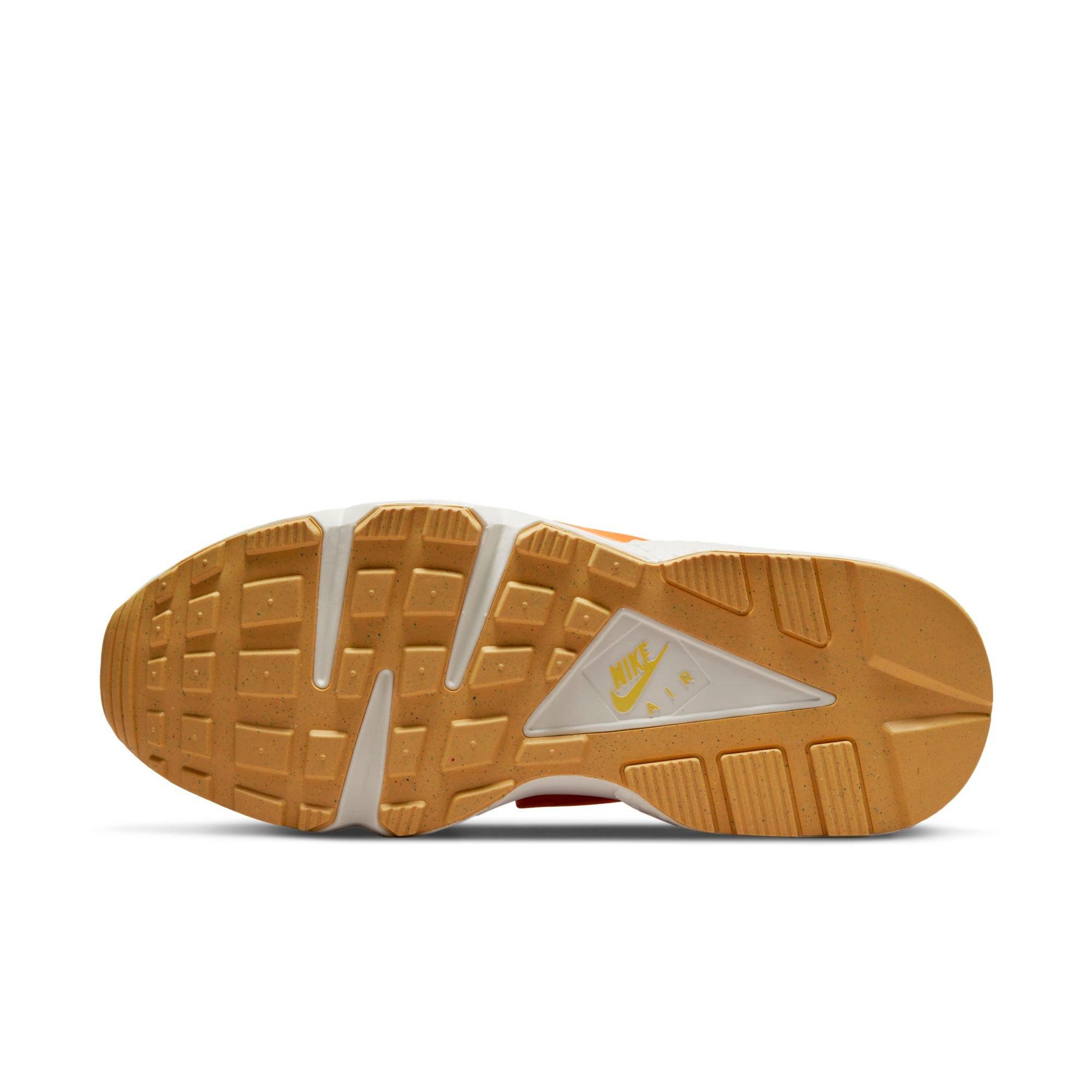 Nike Air Huarache "Summit White/Hyper Pink/Solar Flare" Women's Shoe - ORANGE/WHITE Thumbnail View 6