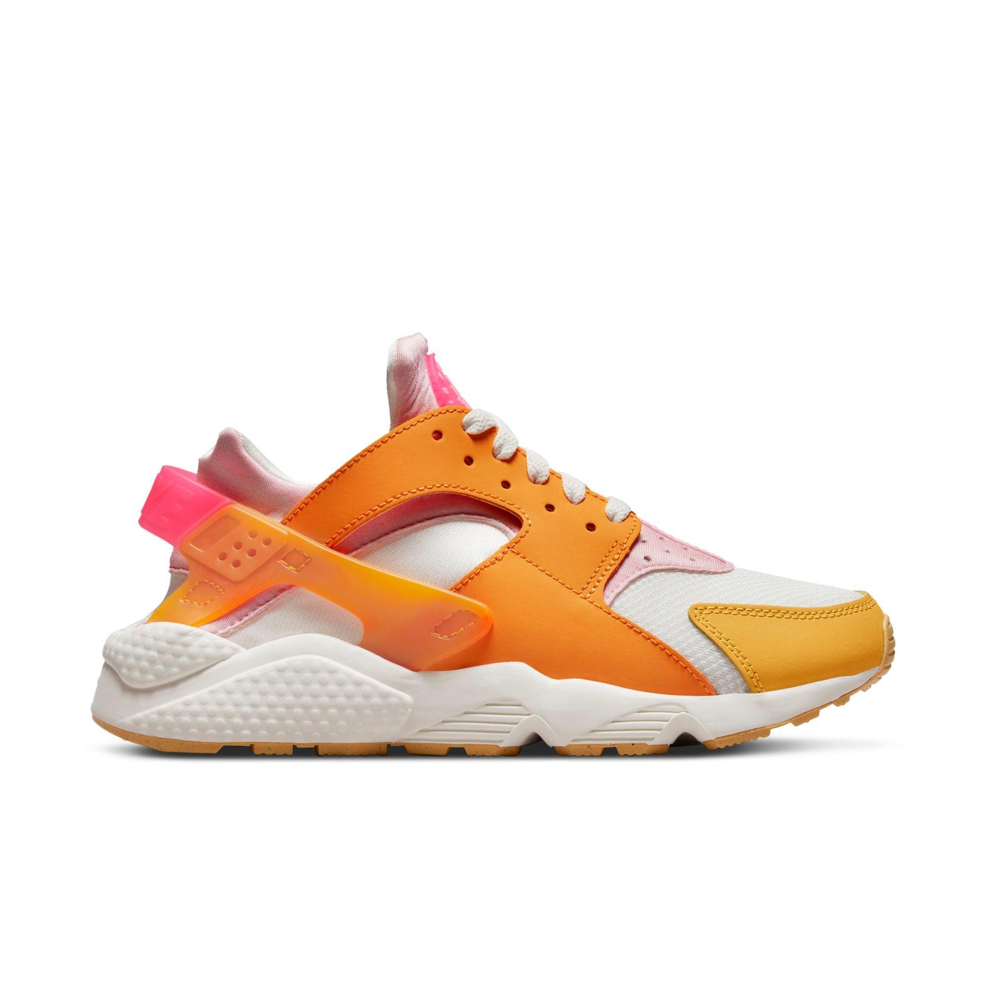 pink and orange huaraches