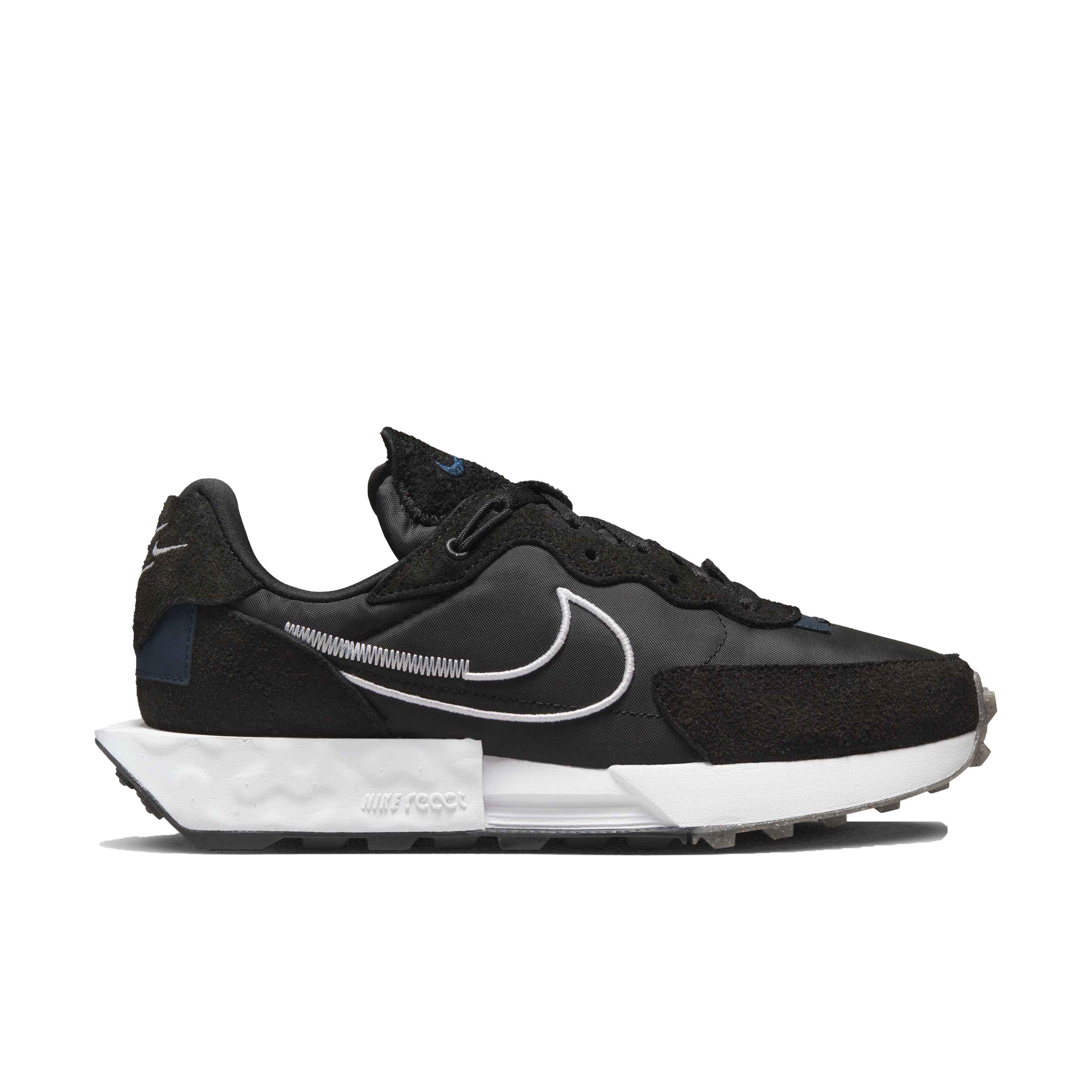 Nike Fontanka Waffle "Black/White/Dark Obsidian" Women's Shoe - BLACK/WHITE/DK OBSIDIAN Thumbnail View 1