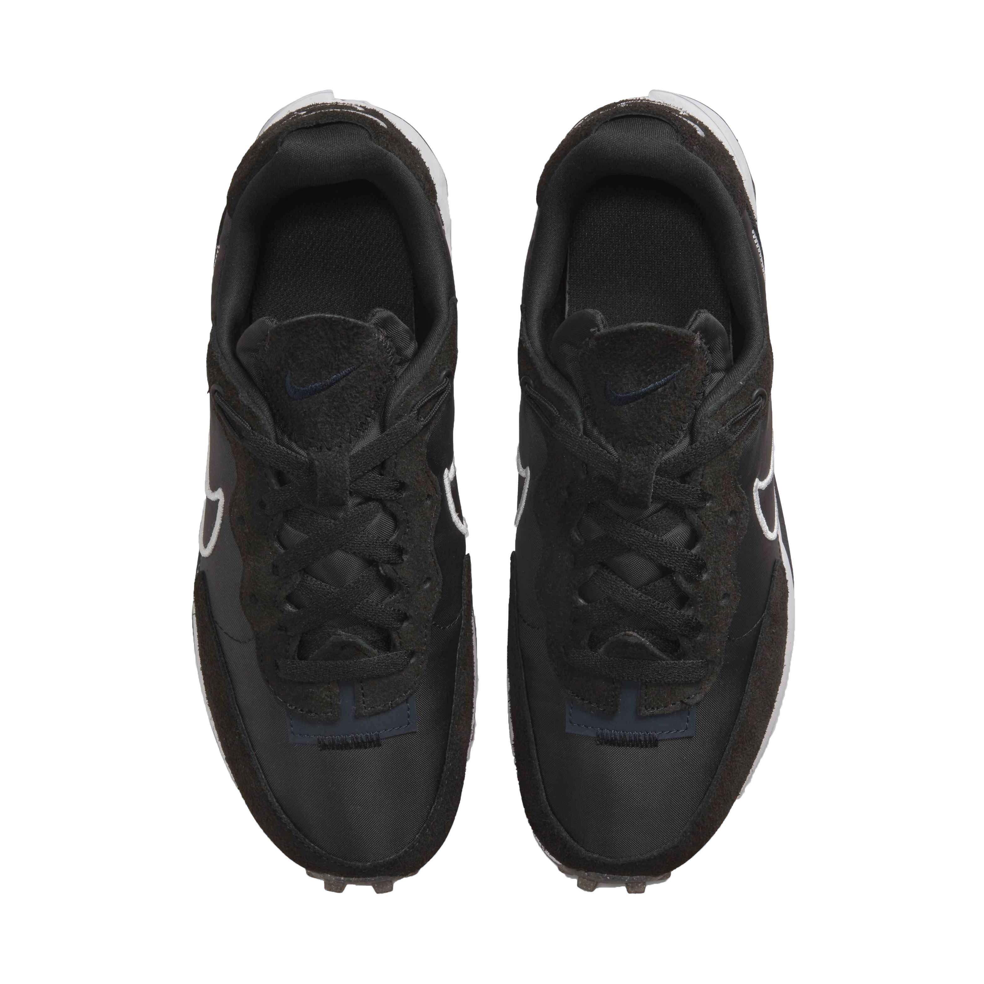 Nike Fontanka Waffle "Black/White/Dark Obsidian" Women's Shoe - BLACK/WHITE/DK OBSIDIAN Thumbnail View 4