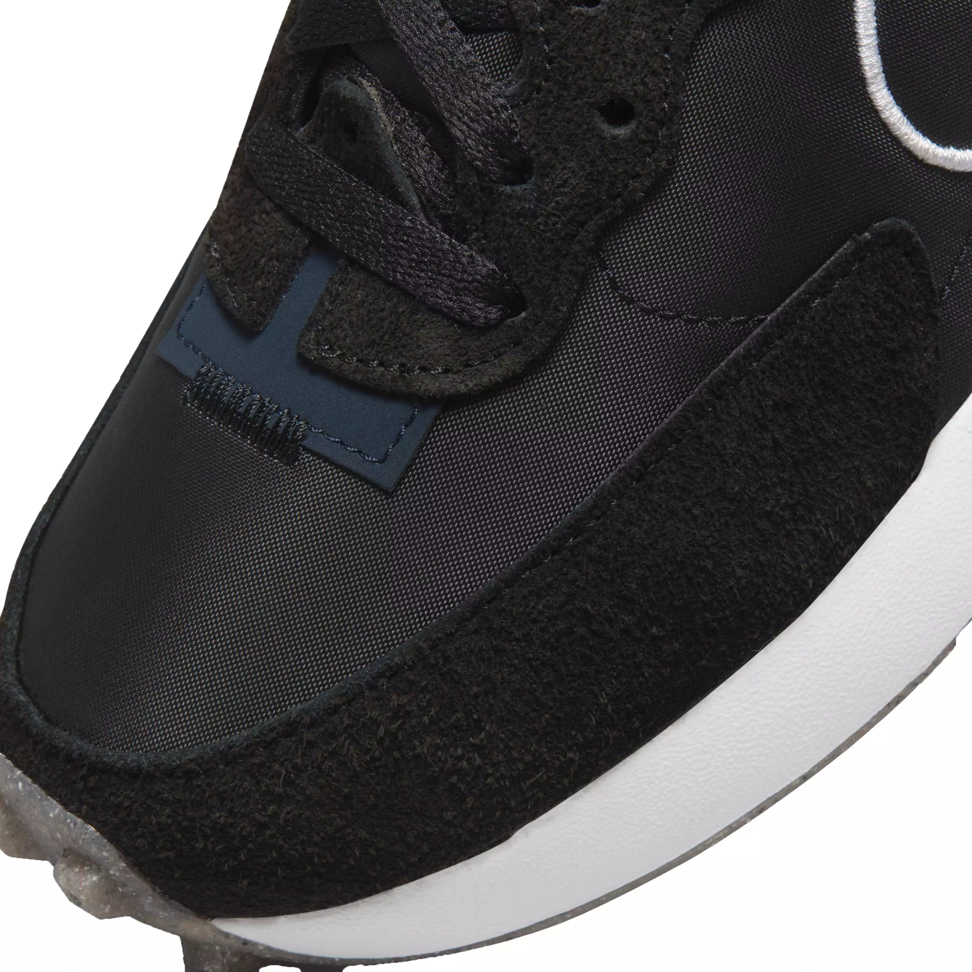 Nike Fontanka Waffle "Black/White/Dark Obsidian" Women's Shoe - BLACK/WHITE/DK OBSIDIAN