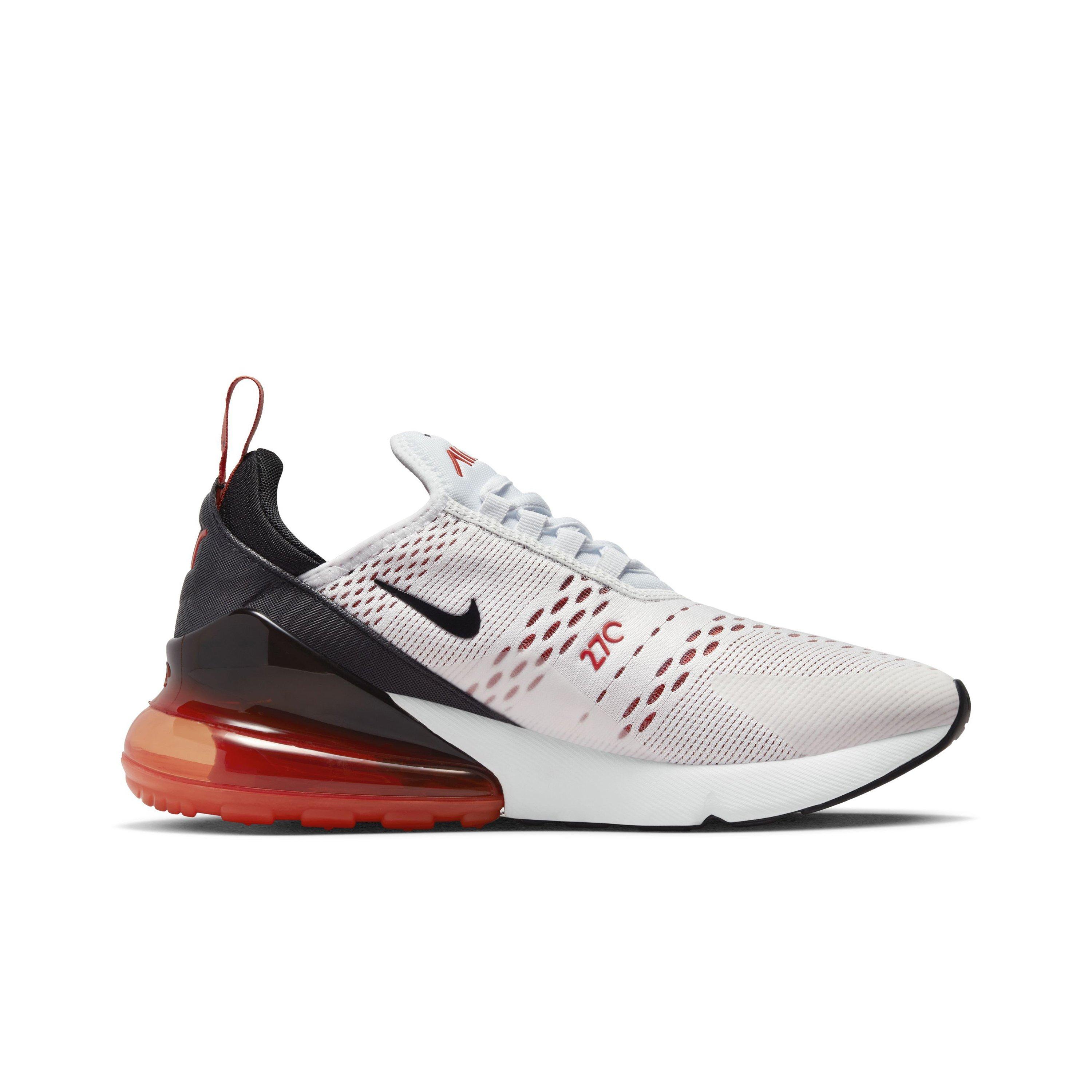 Nike Women's Air Max 270 Shoes, Size 8, White/Mantra Orange/Sail