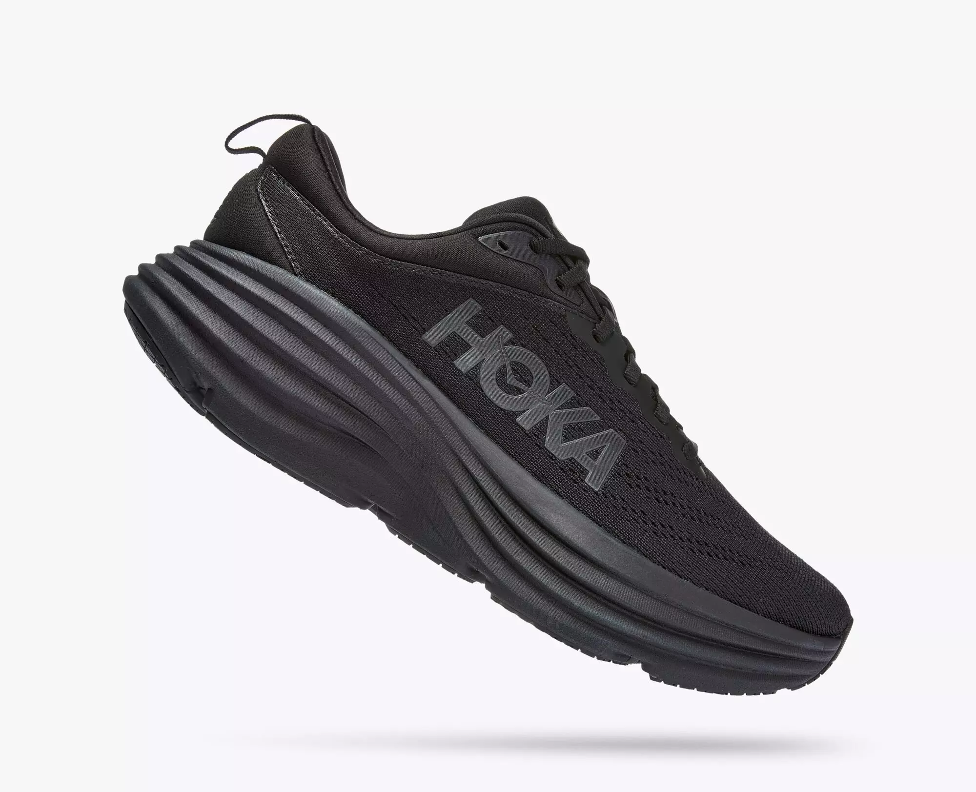 Hoka Bondi 8 "Black" Men's Running Shoe - BLACK