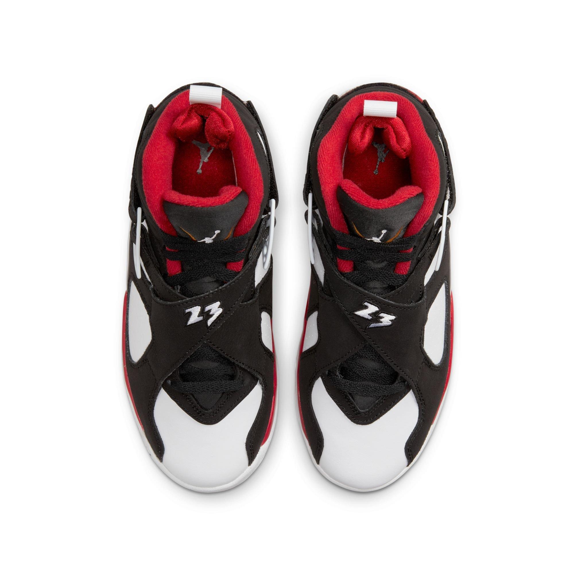 Jordan 8 Retro "Paprika" Grade School Kid's Shoe - MAROON/BLACK Thumbnail View 9