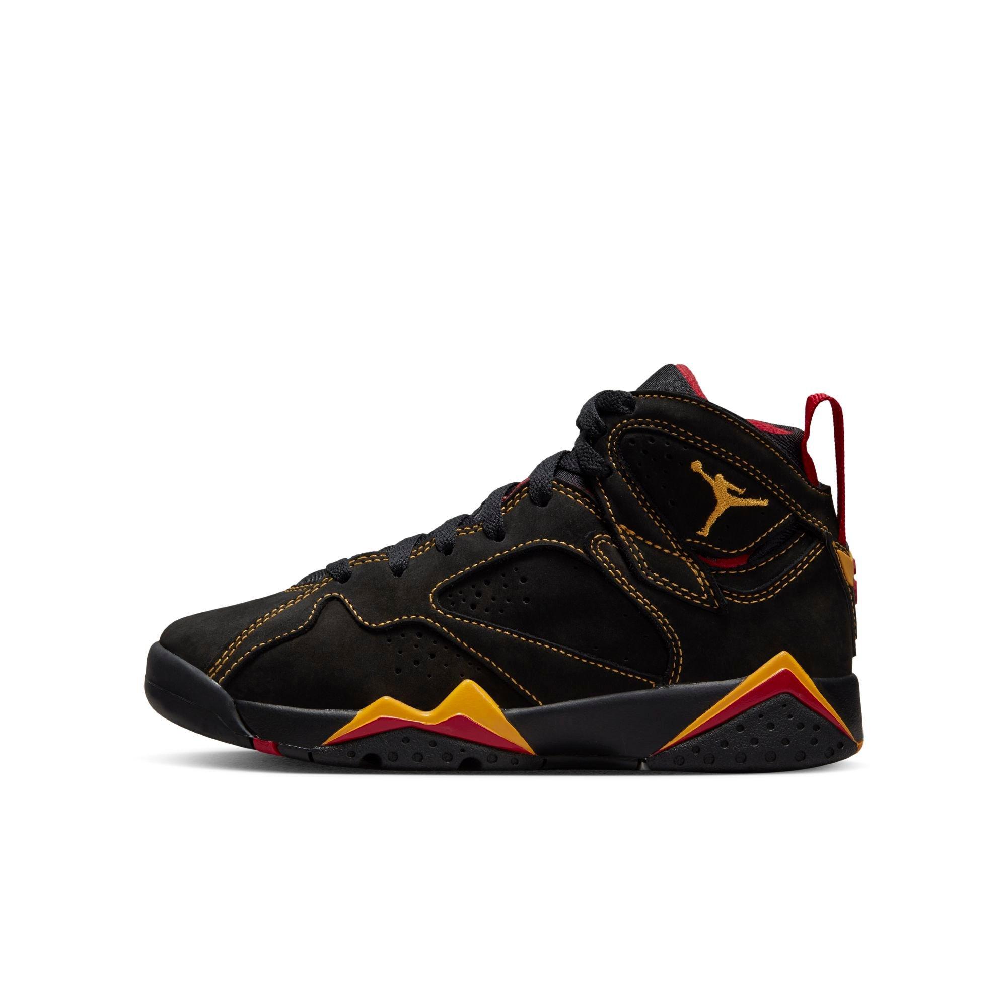 Black red and outlet yellow jordans