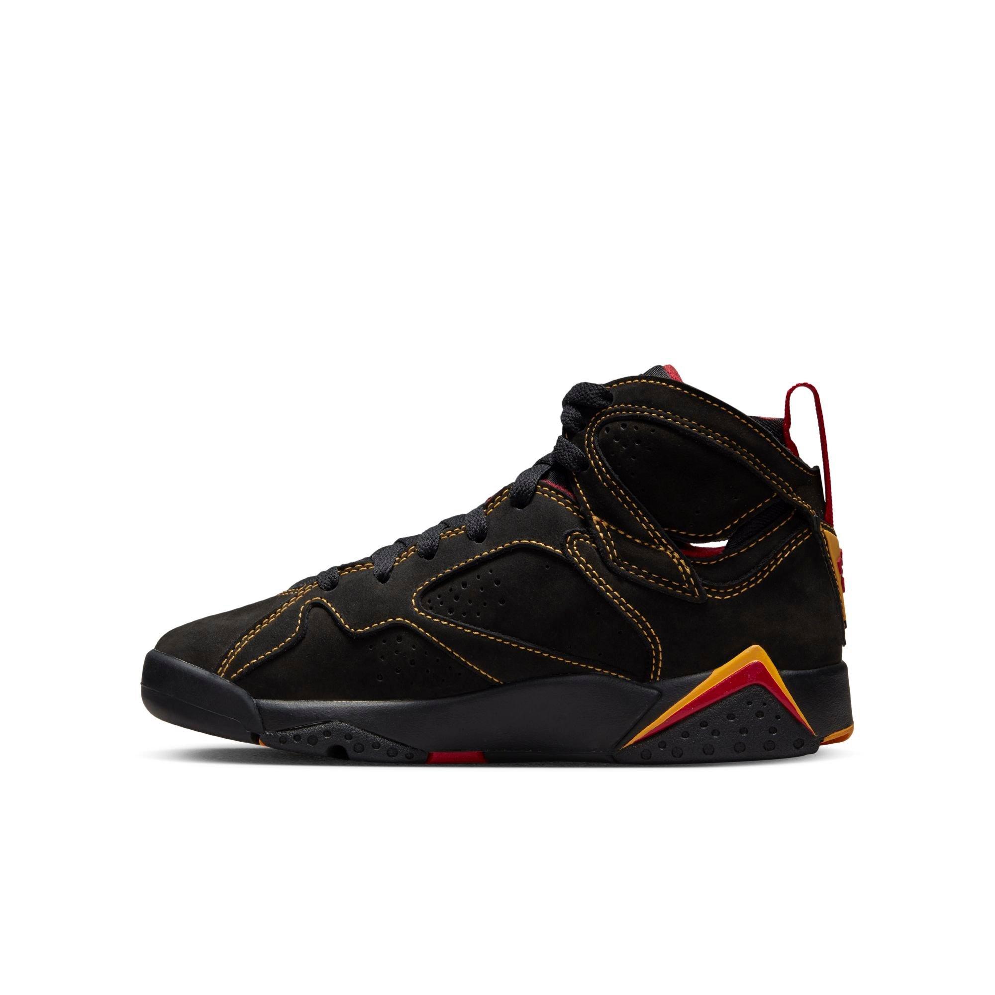 Jordan retro 7 black and clearance red