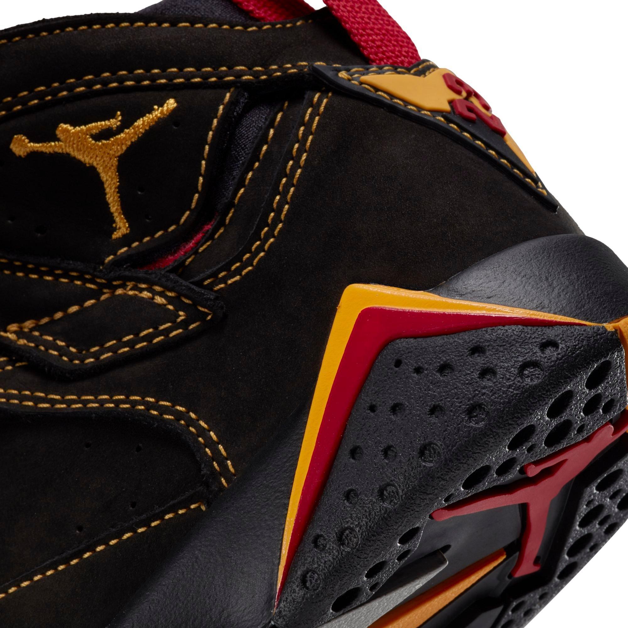 black red and yellow jordan 7