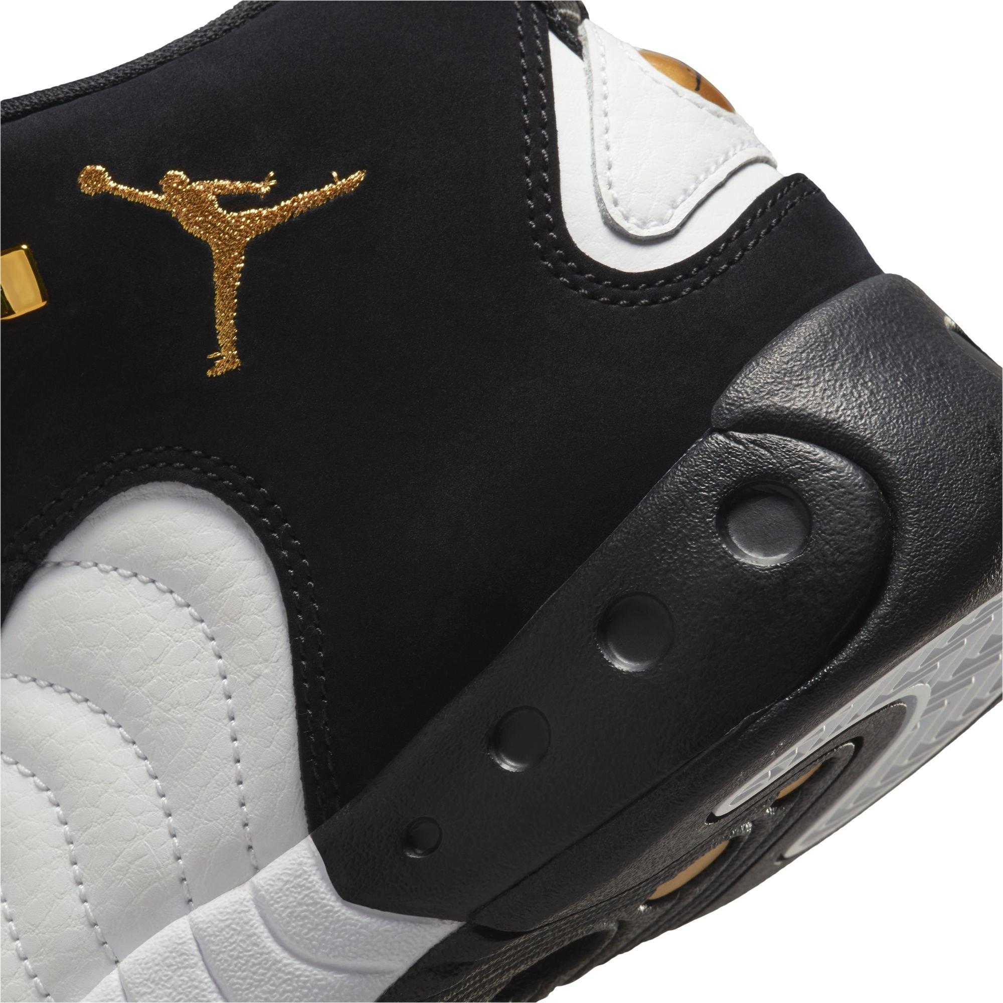 Jordan jumpman pro black hotsell white gold