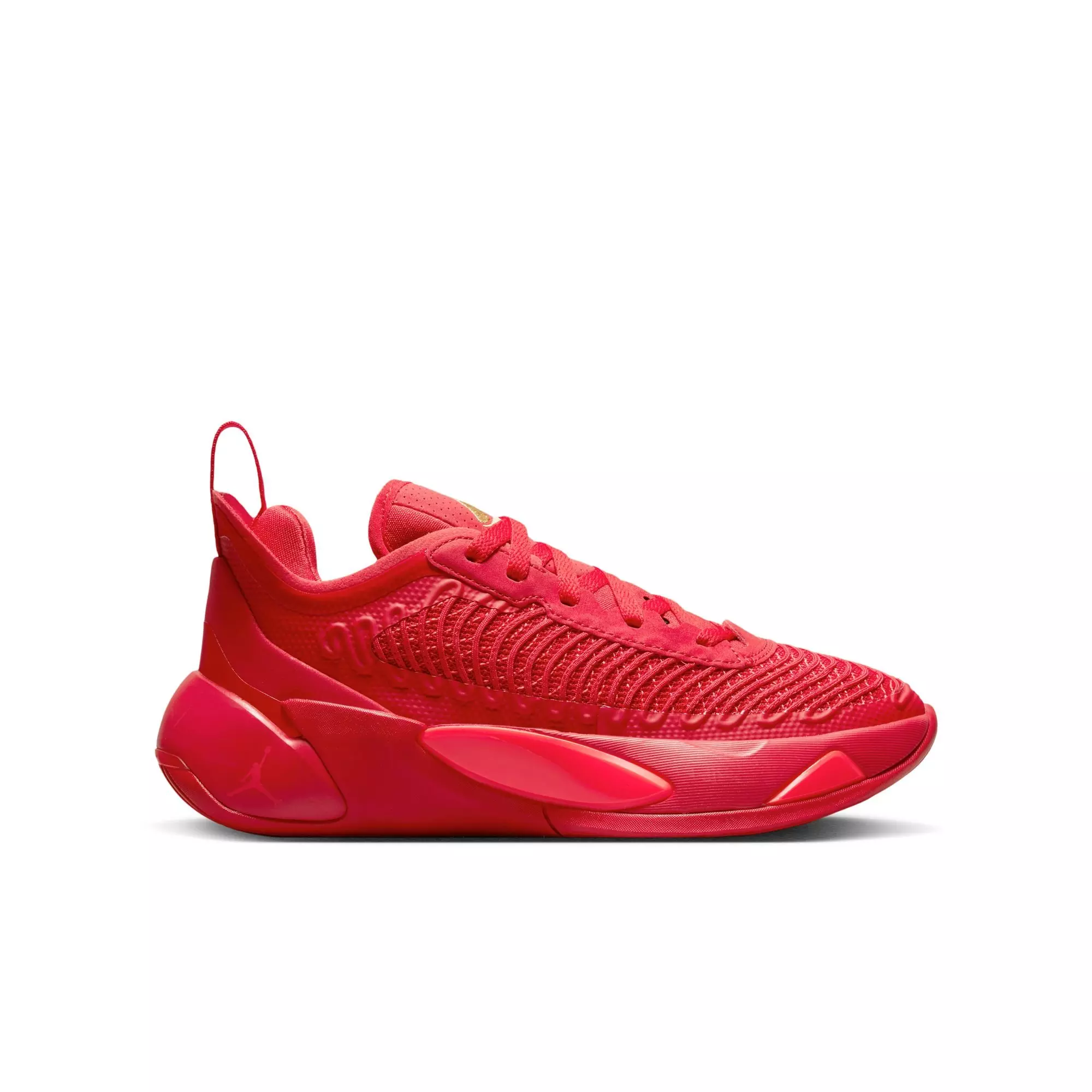 Jordan Luka 1 "University Red/Metallic Gold" Grade School Kids' Basketball Shoe - UNIVERSITY RED/METALLIC GOLD