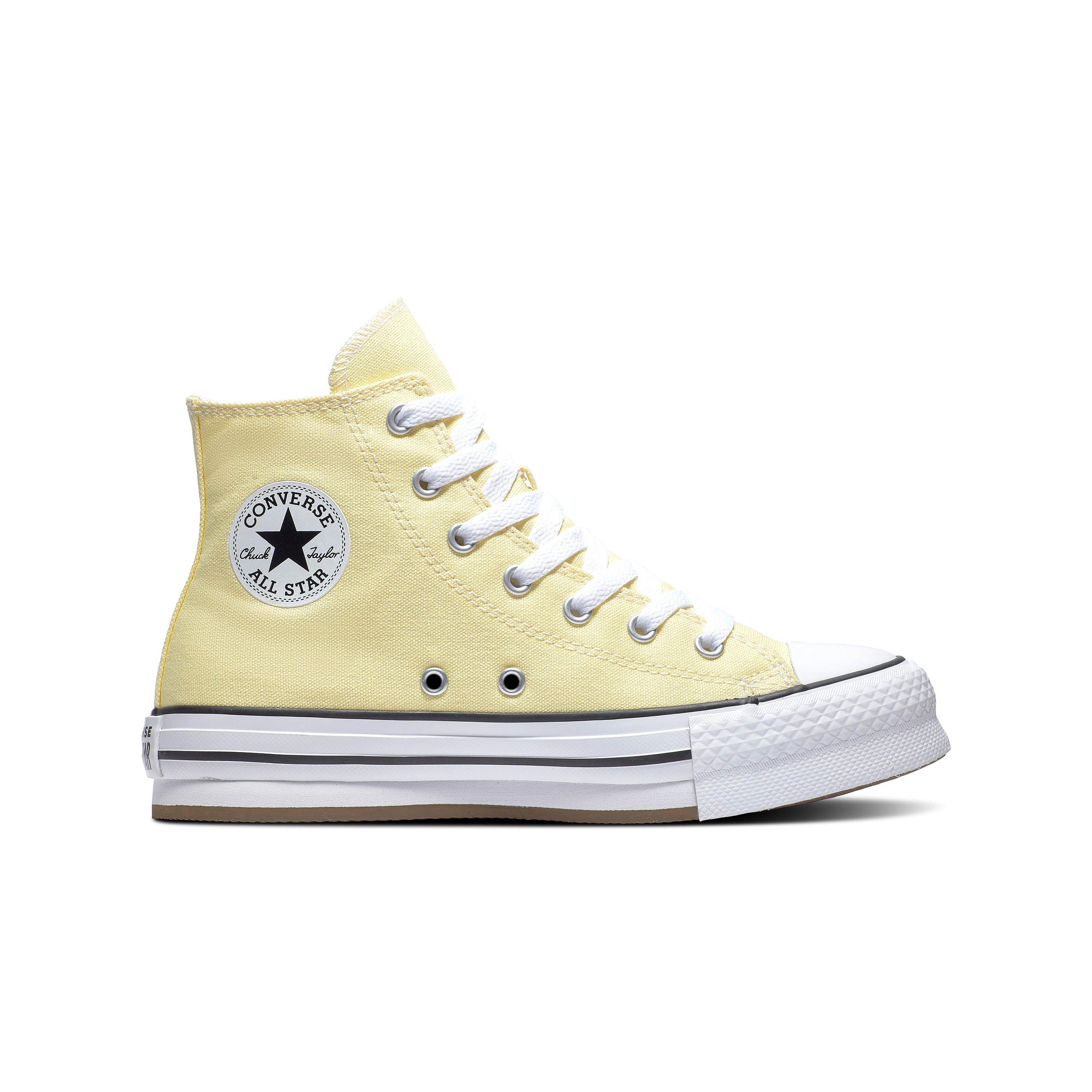 Ladies best sale yellow converse