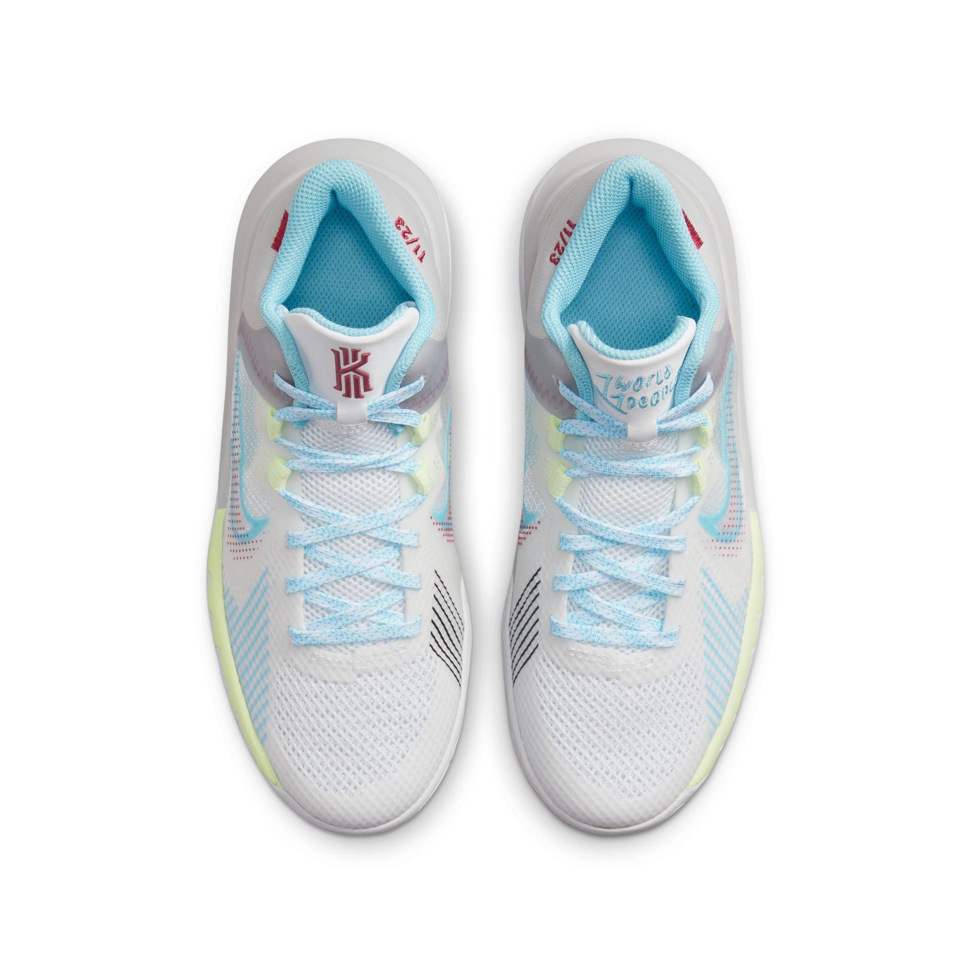 Kyrie flytrap best sale white and blue