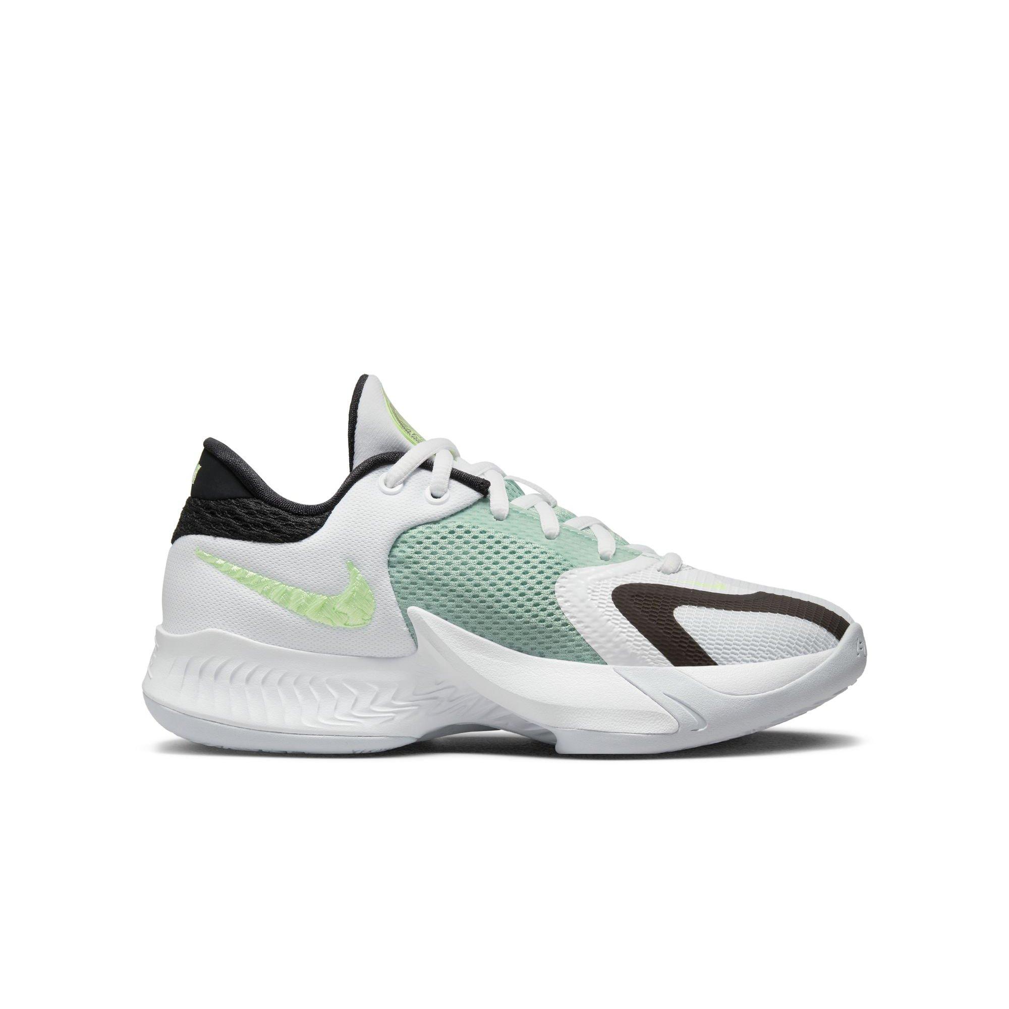 Nike Zoom Freak 4 GS White Barely Volt - Size 7 Kids
