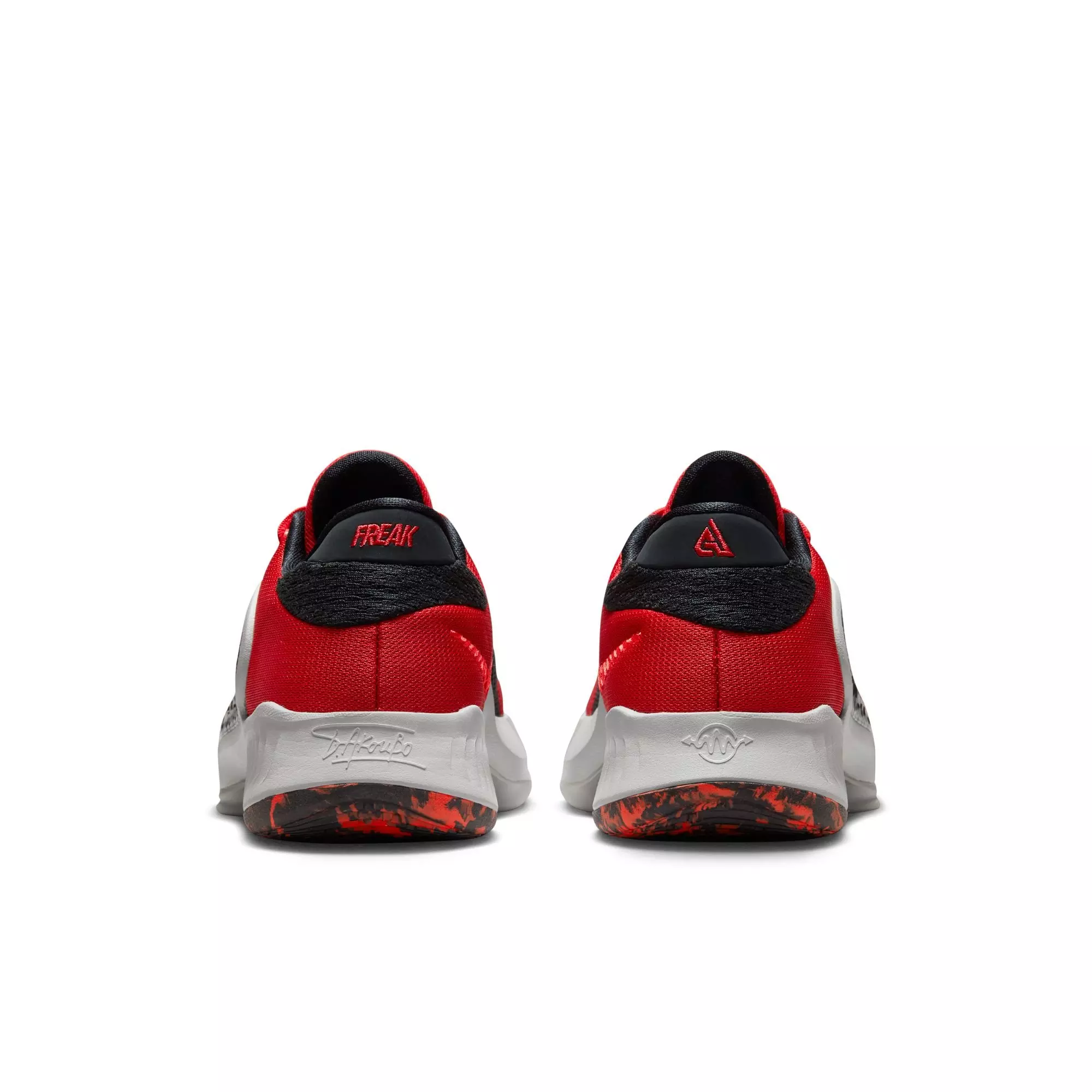 Nike Freak 4 "University Red/Bright Crimson" Grade School Boys' Basketball Shoe - RED/GREY