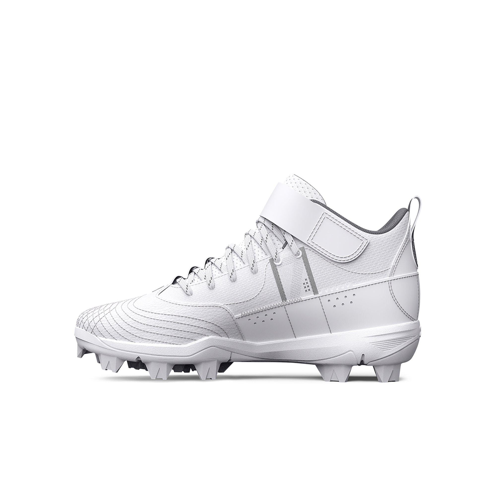 Under Armour Harper 7 Mid RM White Grade School Boys' Baseball Cleat -  Hibbett | City Gear