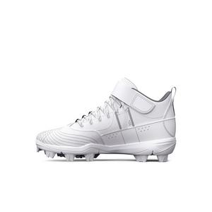 Under Armour Harper 7 Mid RM "White" Preschool Boys' Baseball Cleat