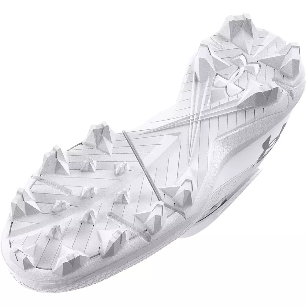 Under Armour Harper 7 Mid RM "White" Preschool Boys' Baseball Cleat - WHITE