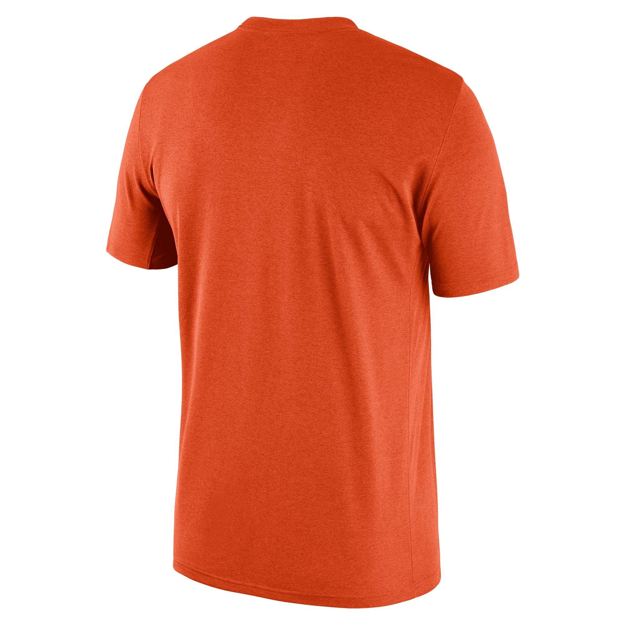 Clemson Nike Youth Legend Football Swoosh Tee