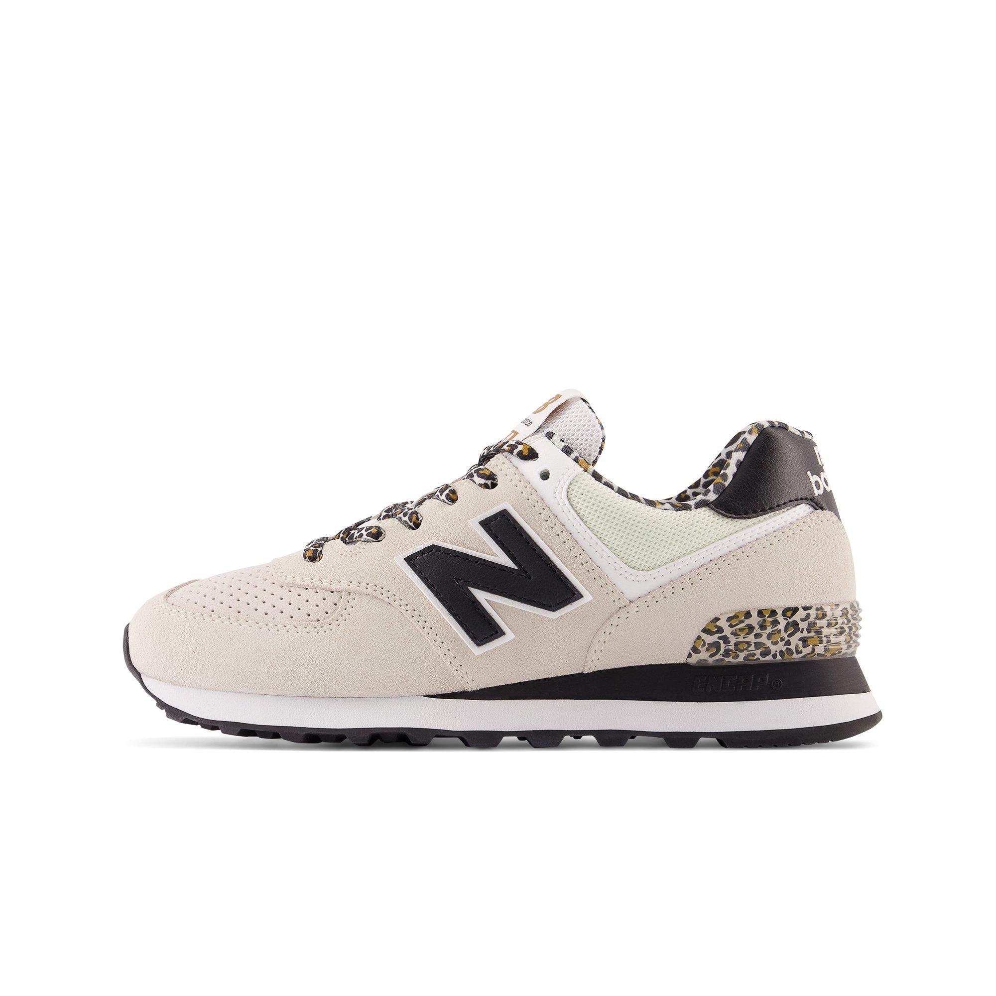 Black new balance with cheetah print sale