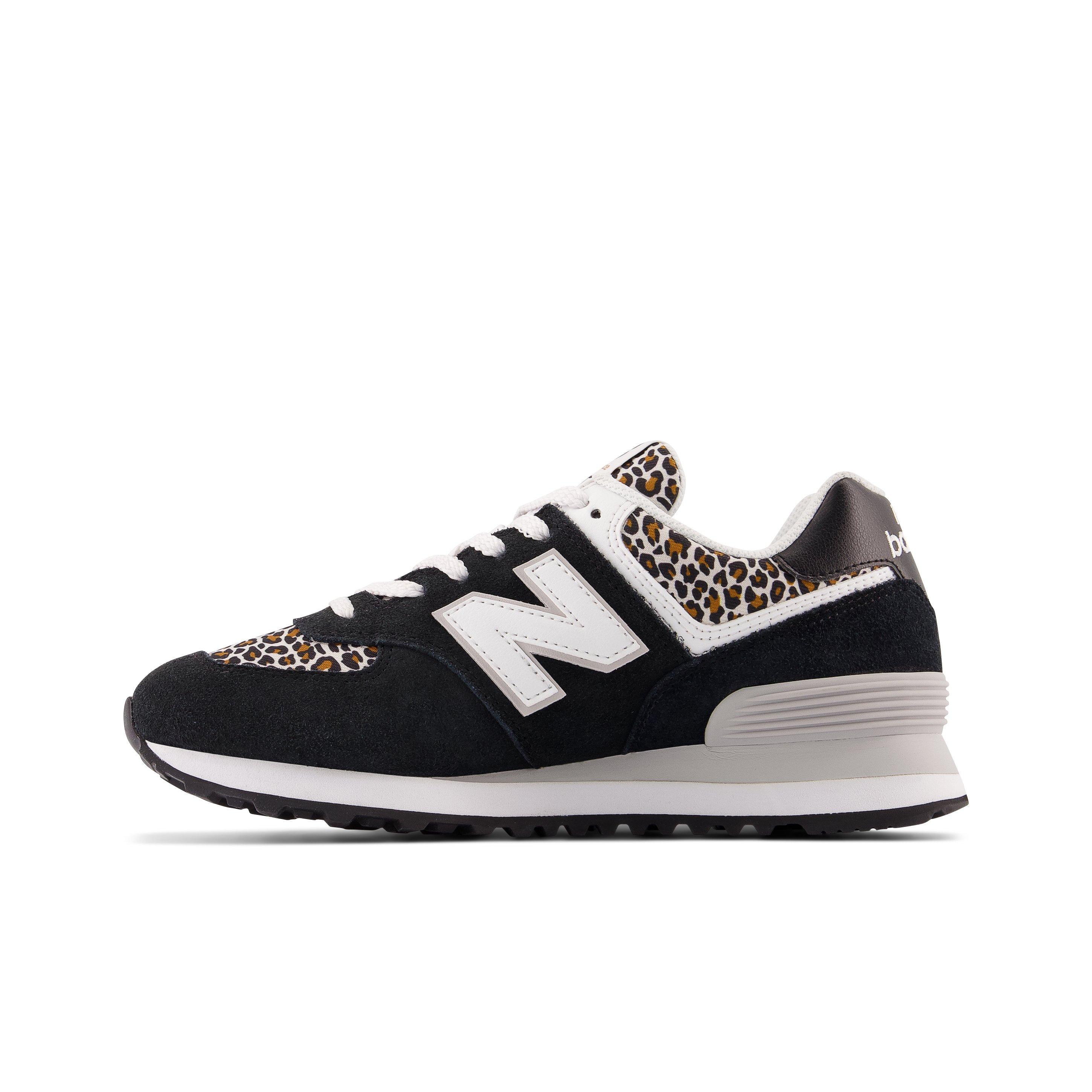 Balance 574 "Black/Animal Print" Shoe