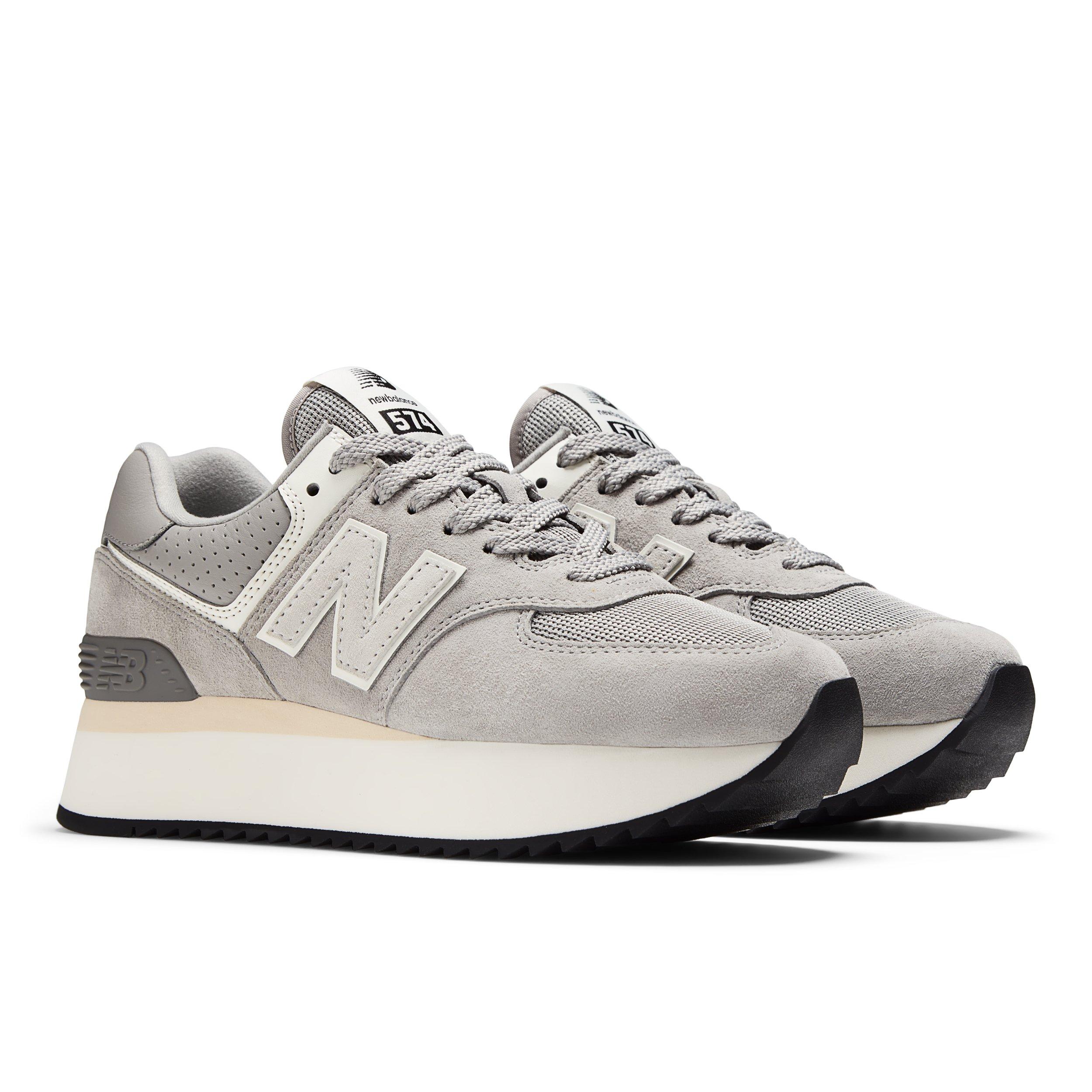 Comorama Taxi Fruta vegetales New Balance 574 Stacked "Grey/White" Women's Shoe