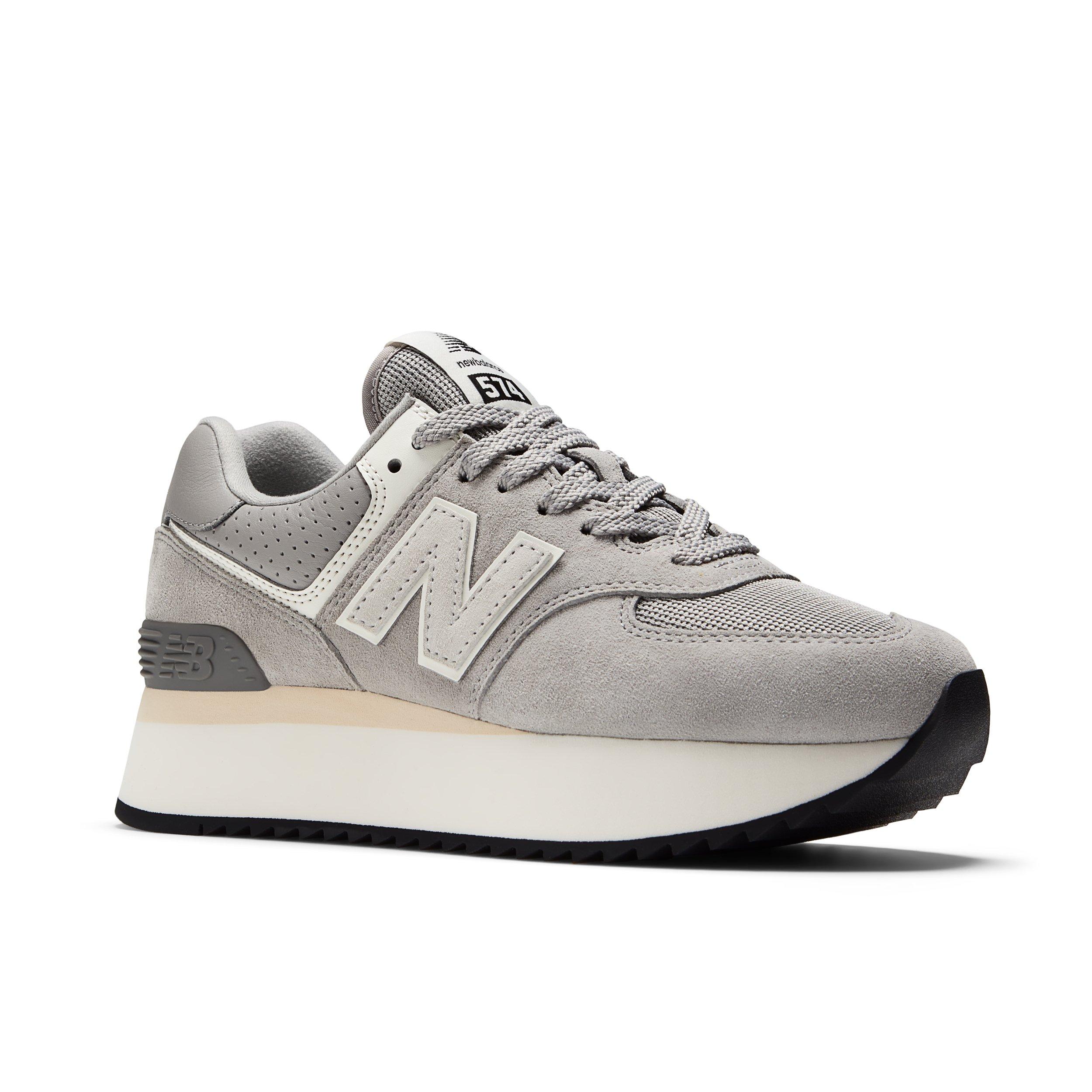 omhyggeligt Polar Odds New Balance 574 Stacked "Grey/White" Women's Shoe - Hibbett | City Gear