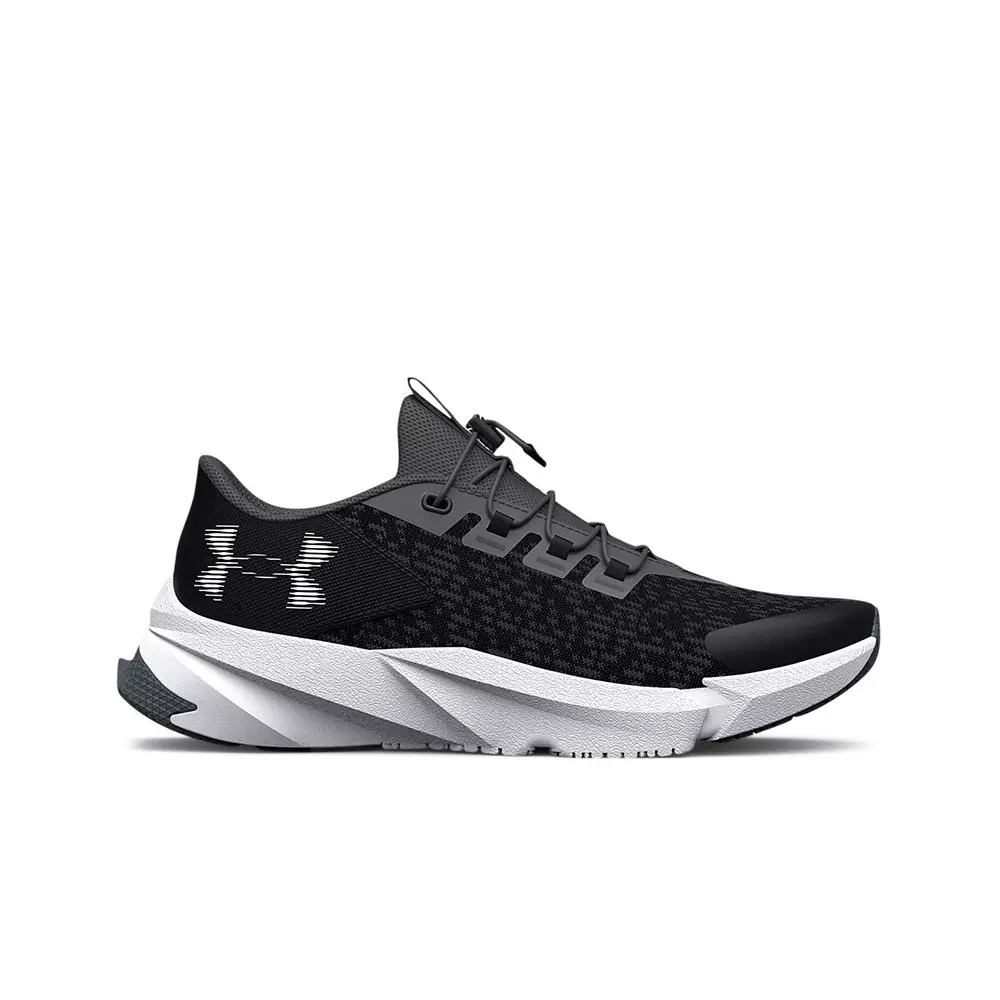 Under Armour Scramjet 5 "Black/White/Grey" Grade School Boys' Running Shoe - BLACK/WHITE/GREY